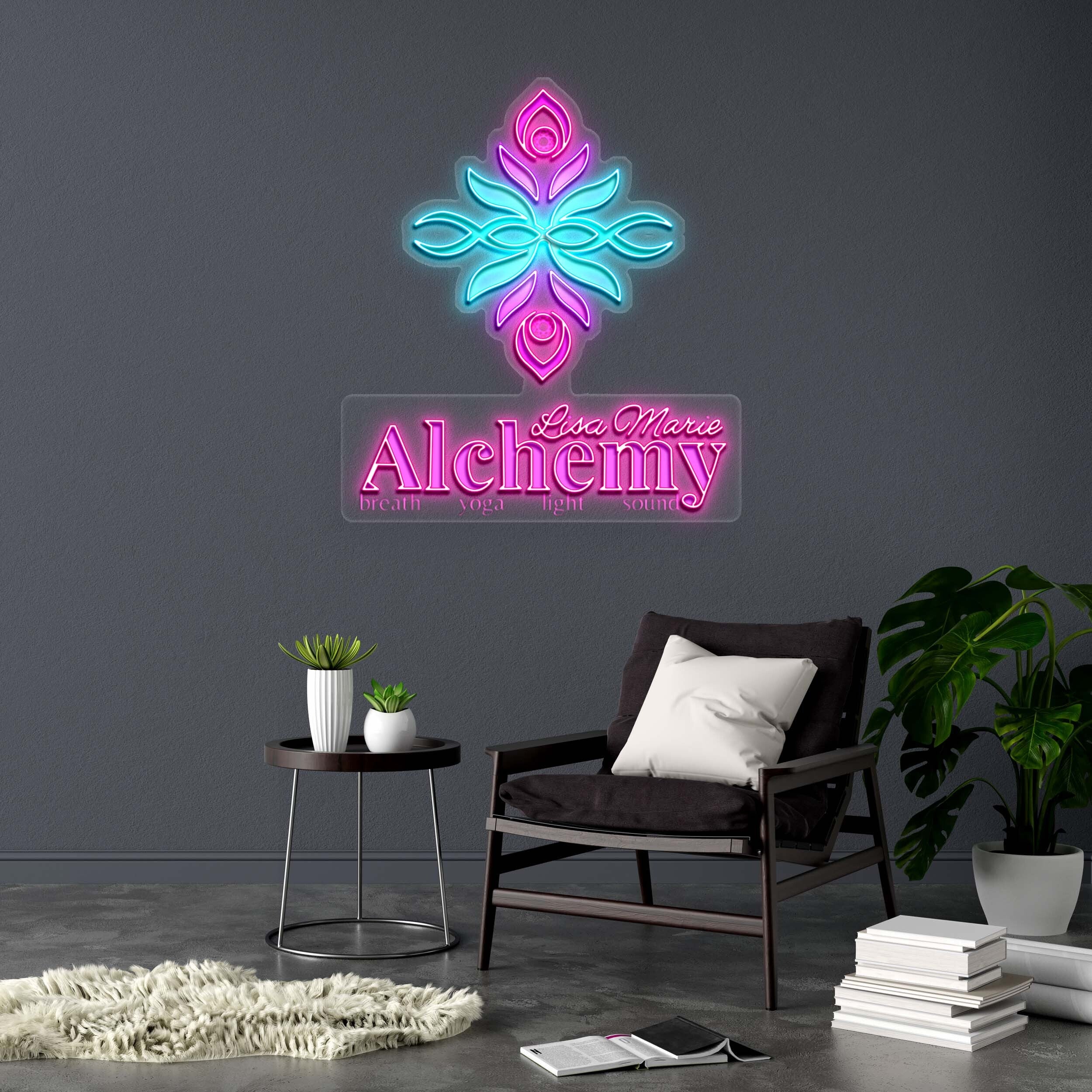 Lisa Marie Alchemy - Premium Neon Artwork