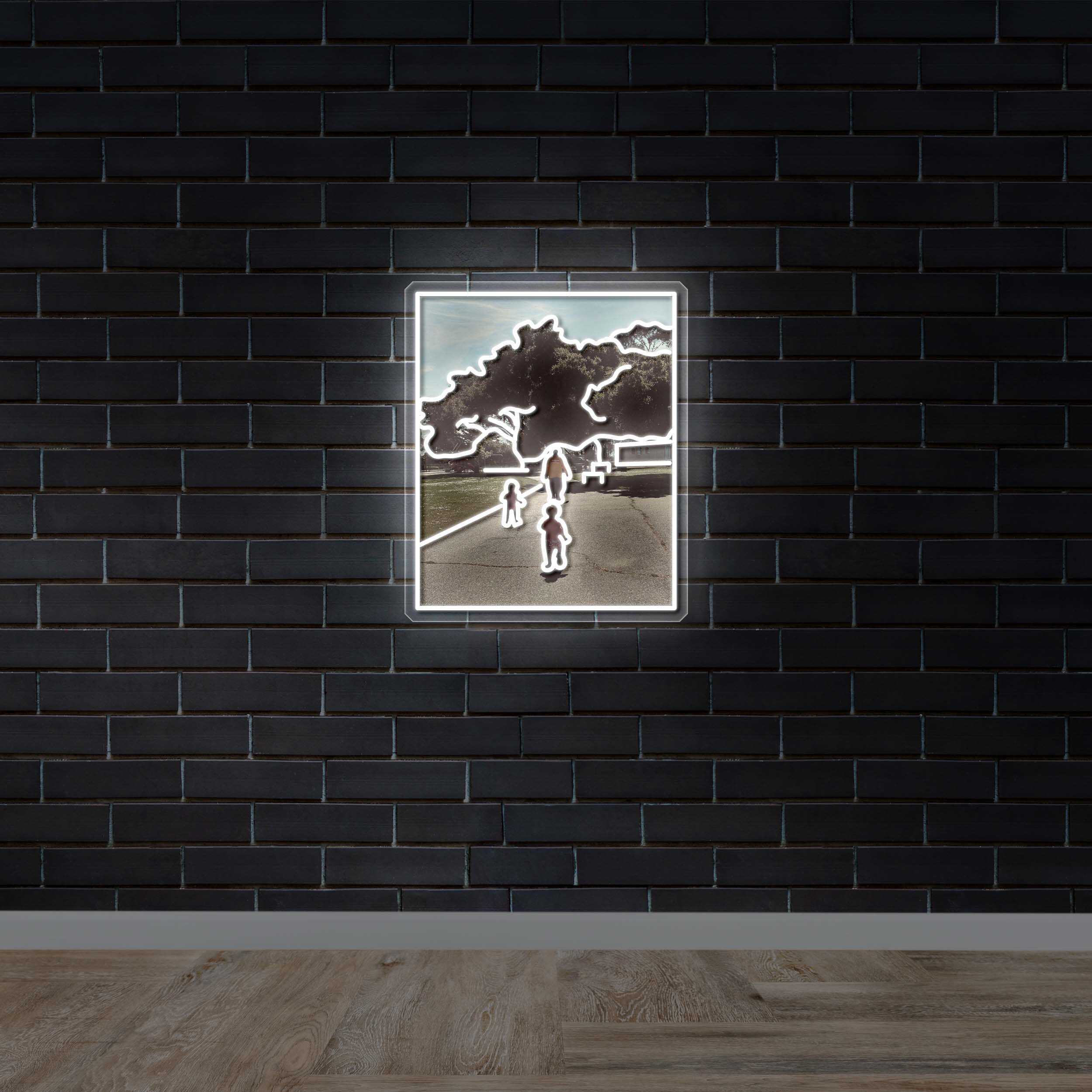 Little Steps - Premium Neon Artwork