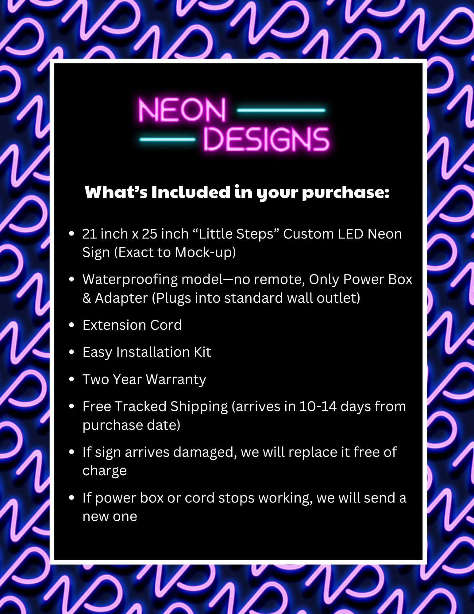 Little Steps - Premium Neon Artwork - Image 2