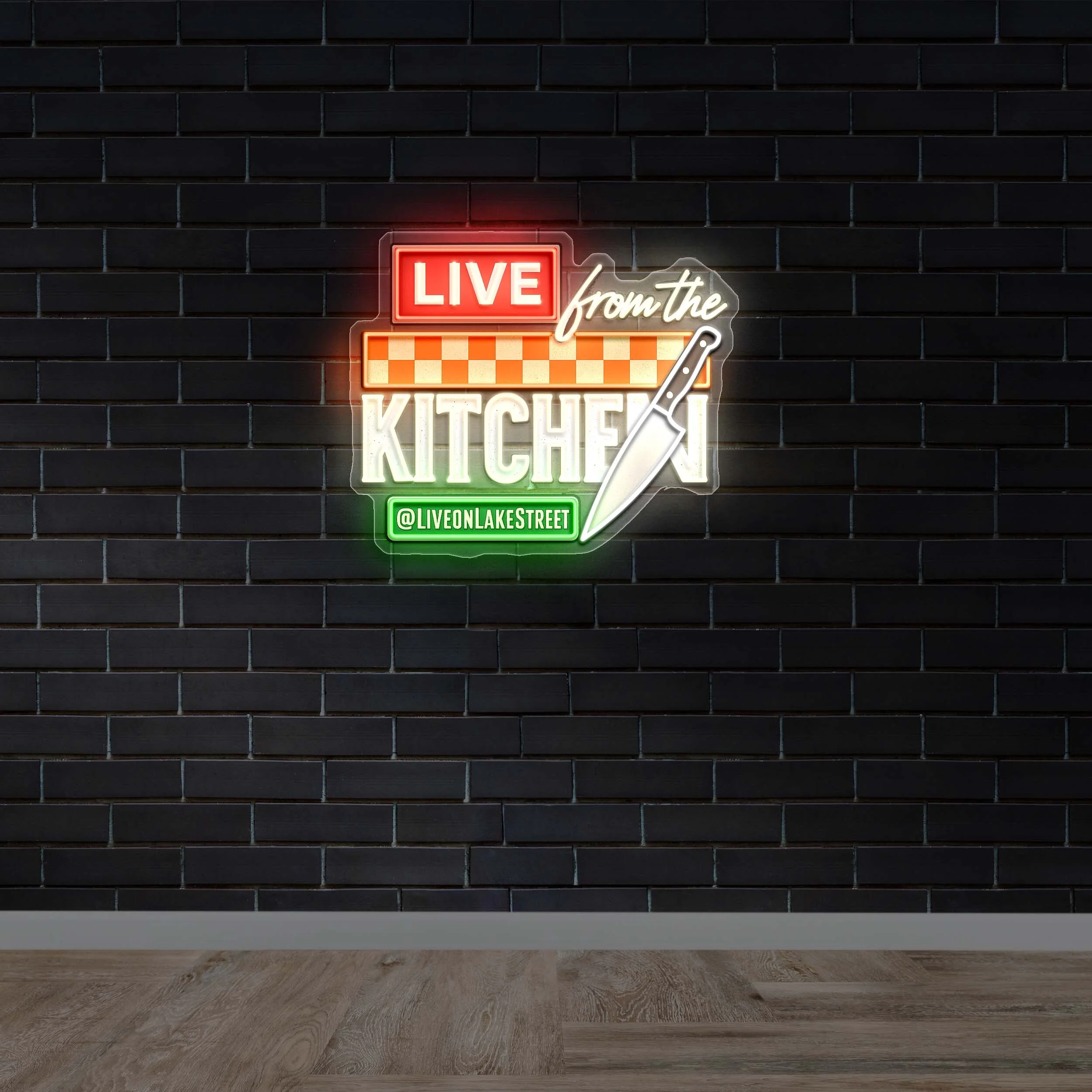 LIVE from the KITCHEN - Premium Neon Artwork - Image 2