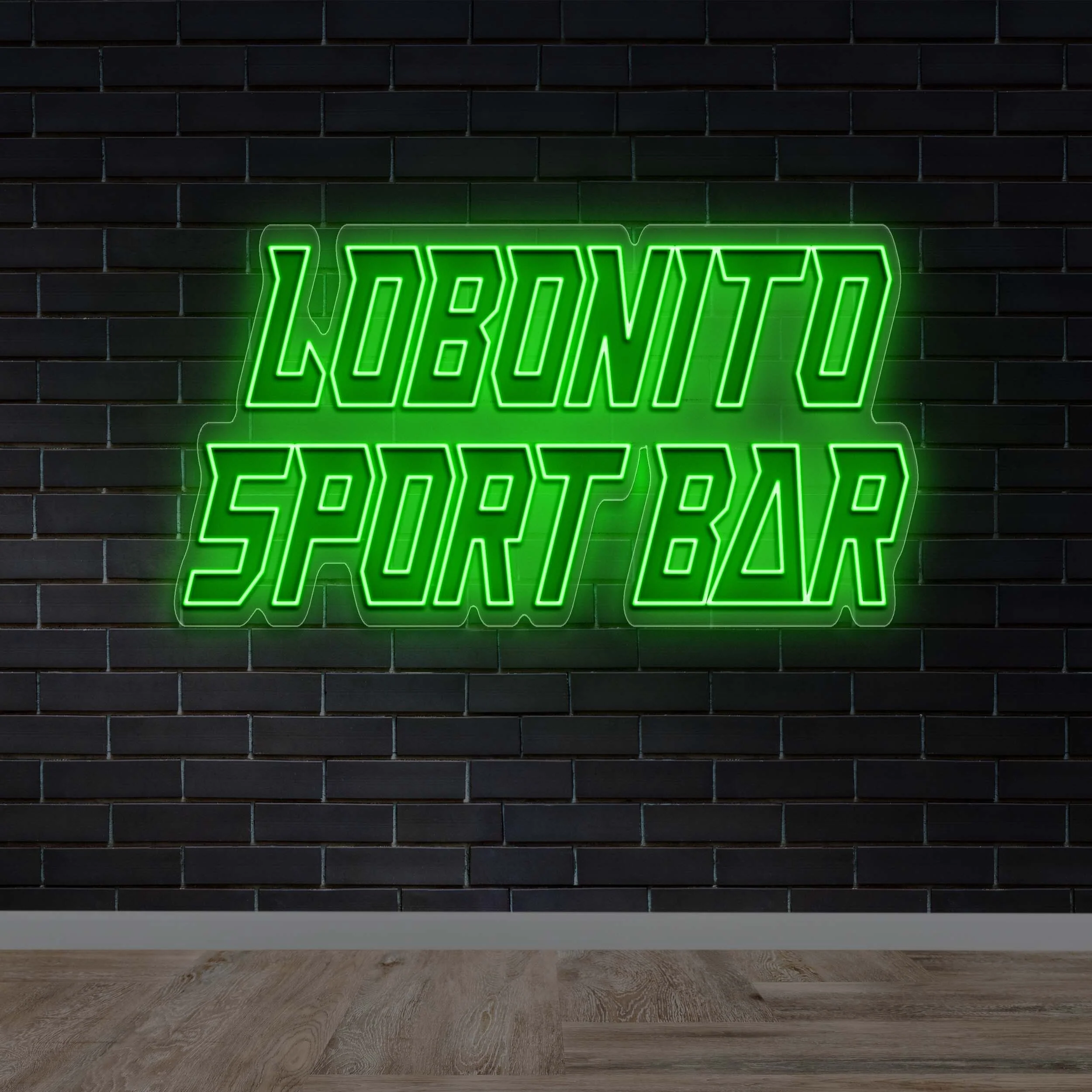 Lobonito Sport Bar - Premium Neon Artwork