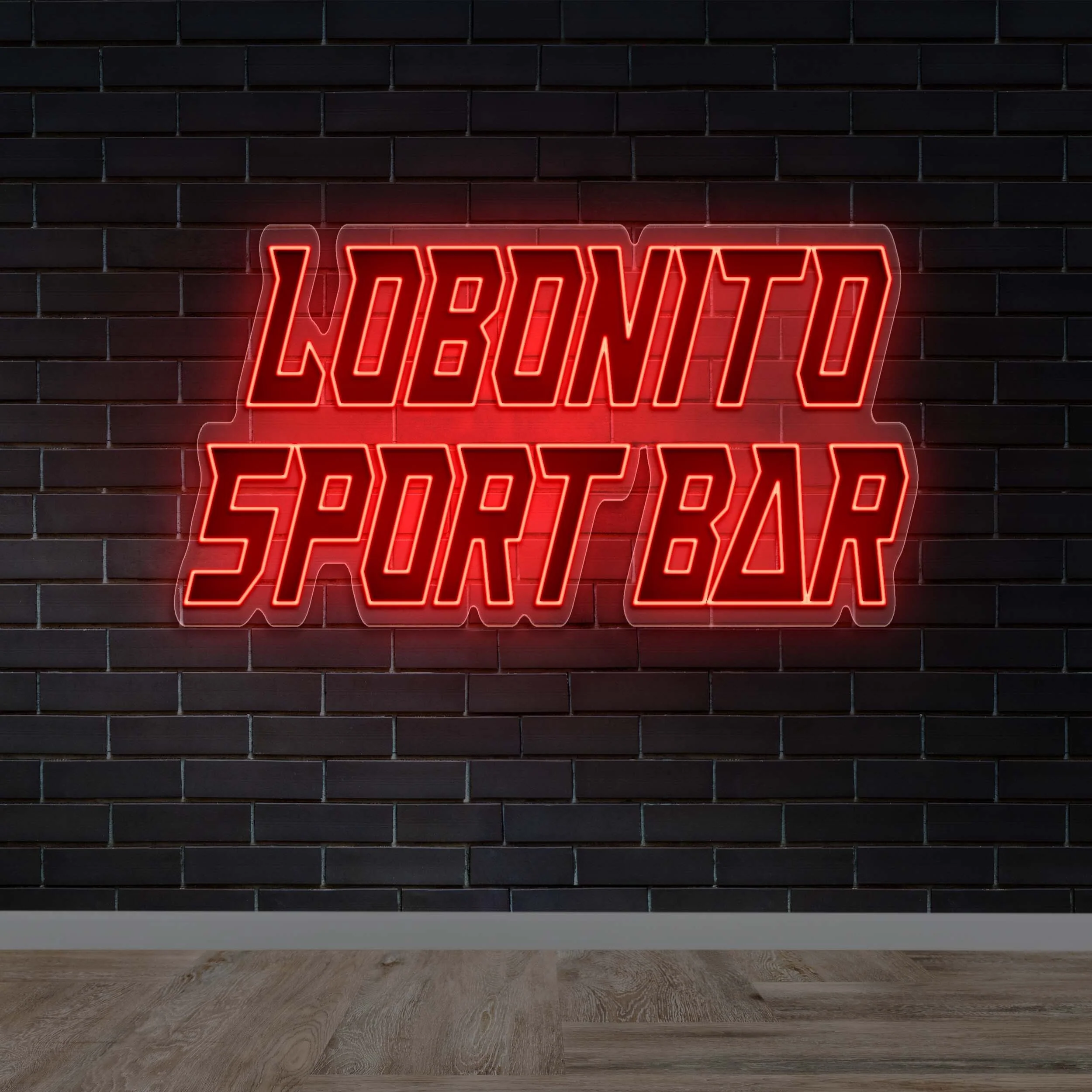 Lobonito Sport Bar - Premium Neon Artwork - Image 2