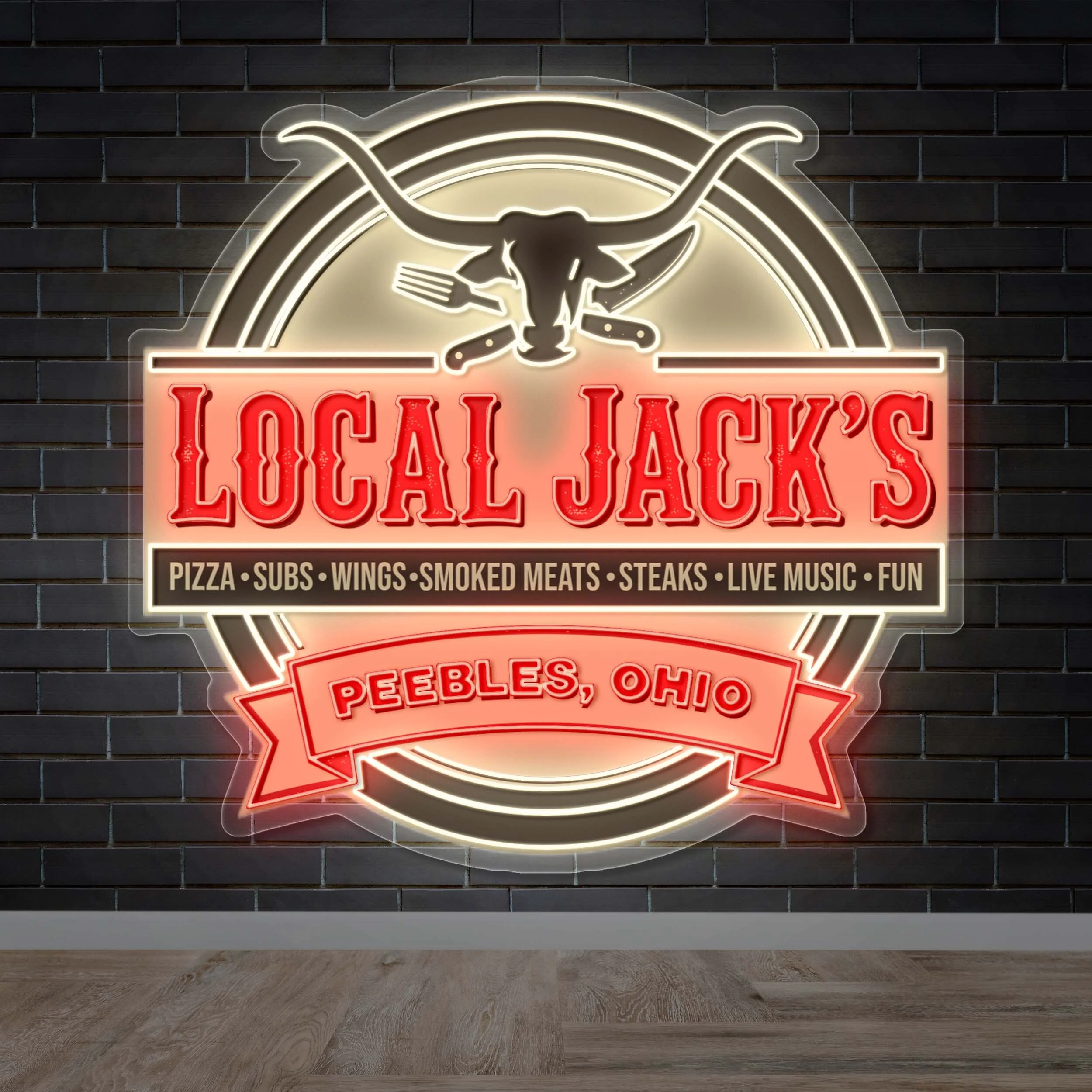 LOCAL JACK'S - Premium Neon Artwork