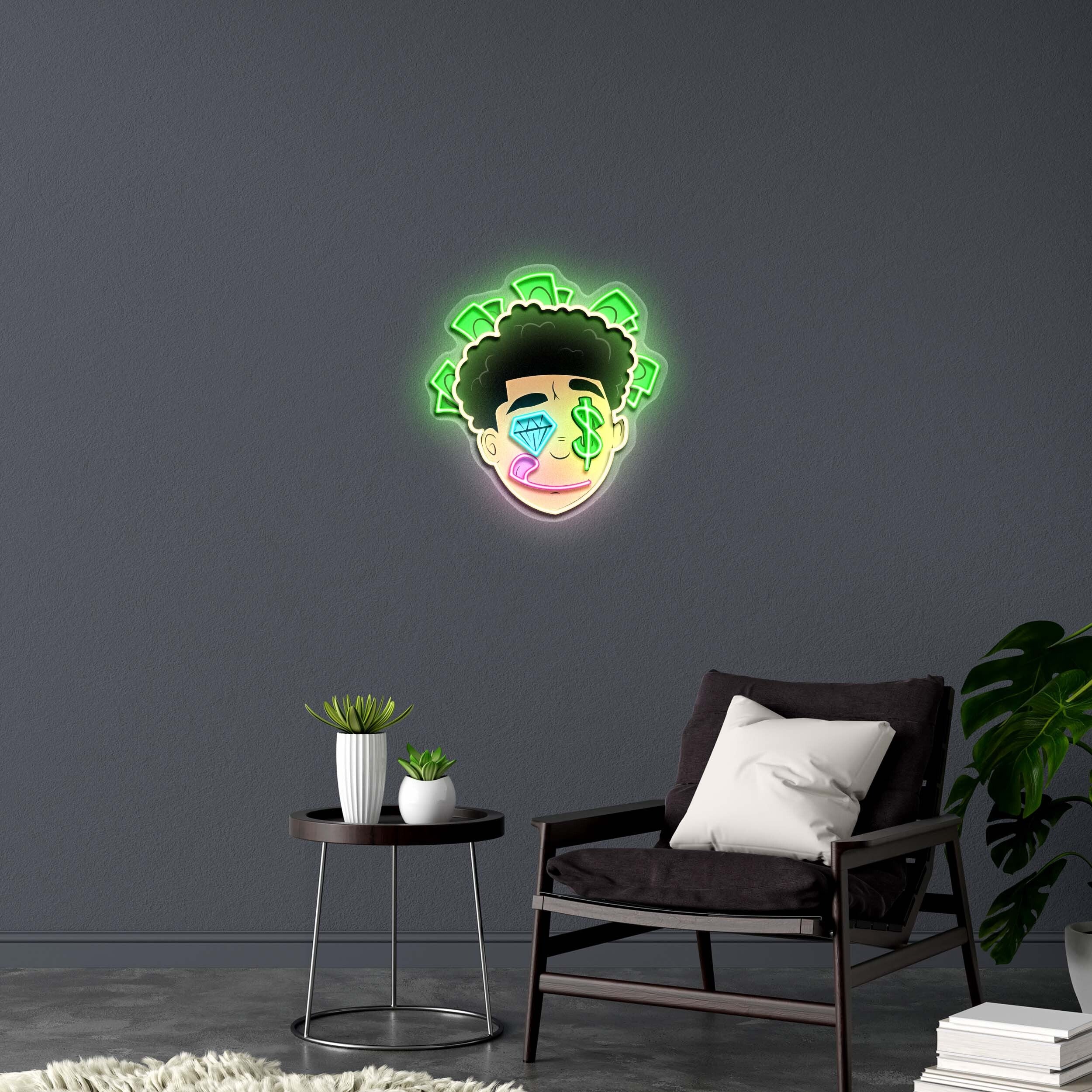 Logo only - Premium Neon Artwork
