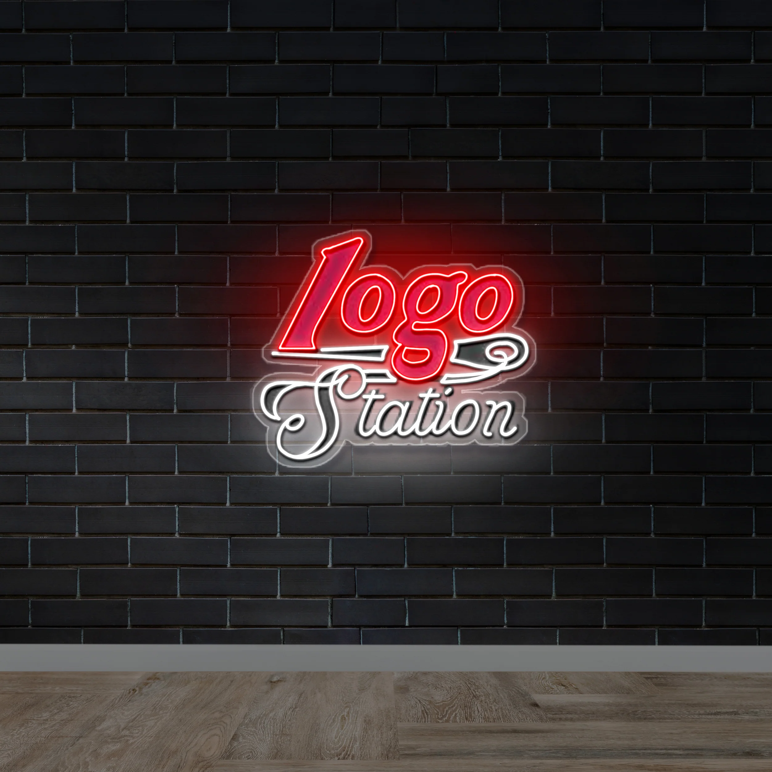 Logo Station - Premium Neon Artwork