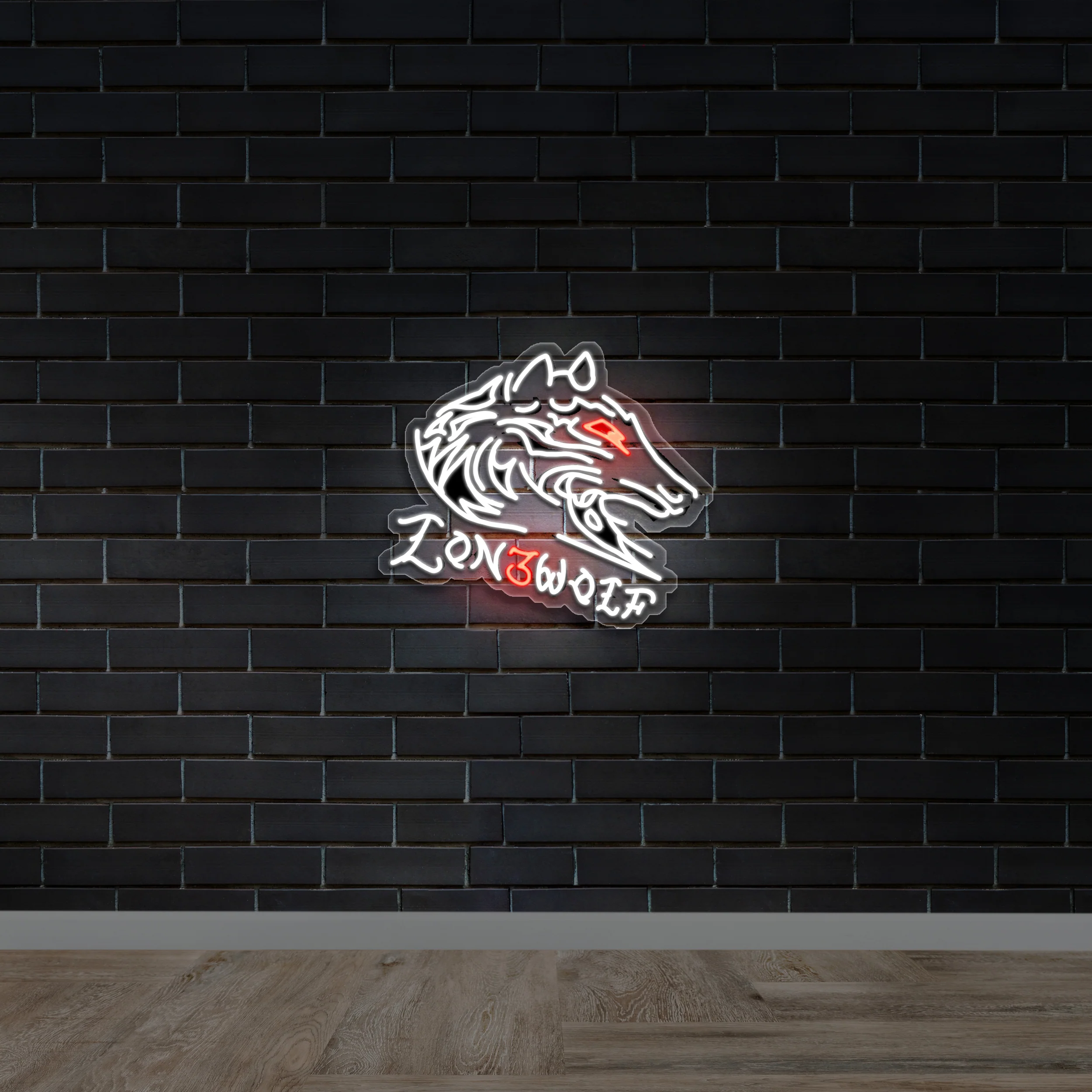 LONEWOLF - Premium Neon Artwork