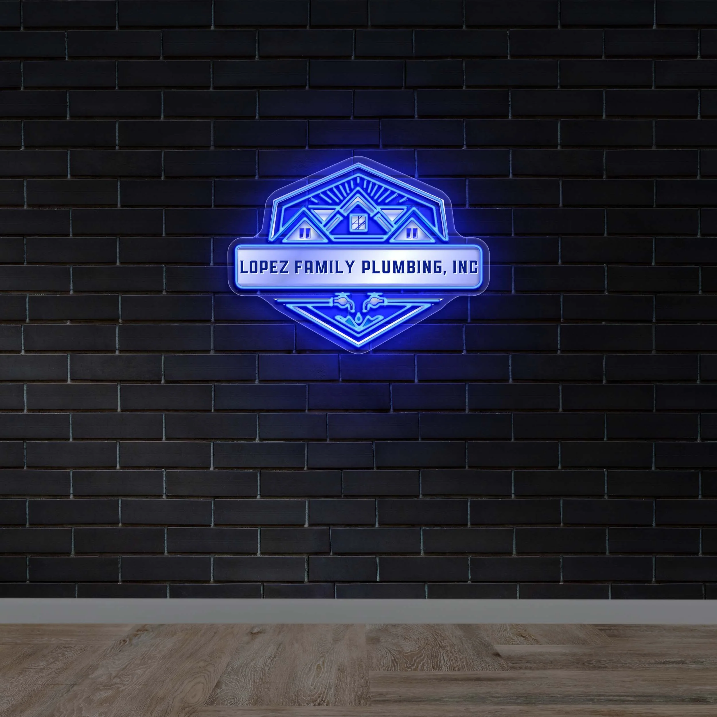 LOPEZ FAMILY PLUMBING, INC - Premium Neon Artwork
