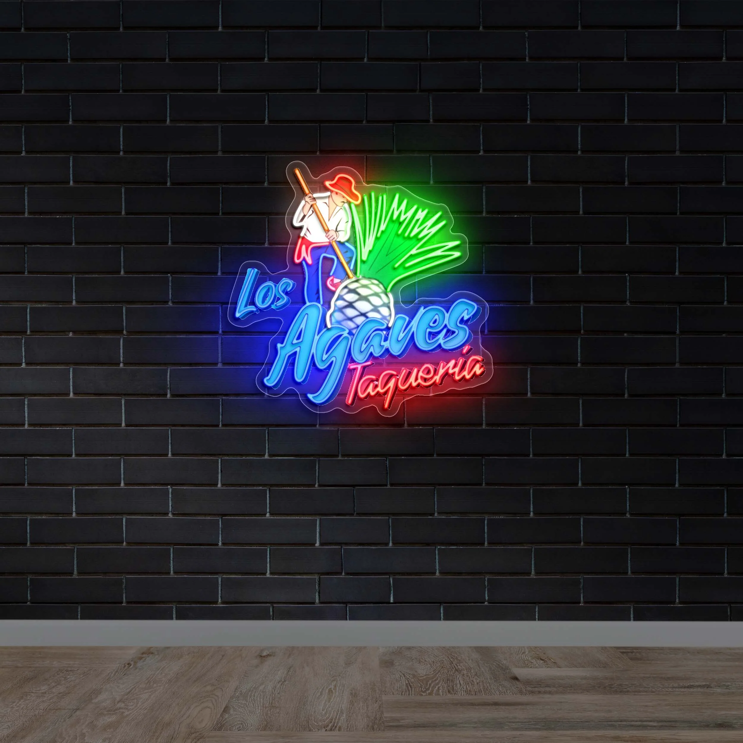 Los Agaves Taqueria - Premium Neon Artwork