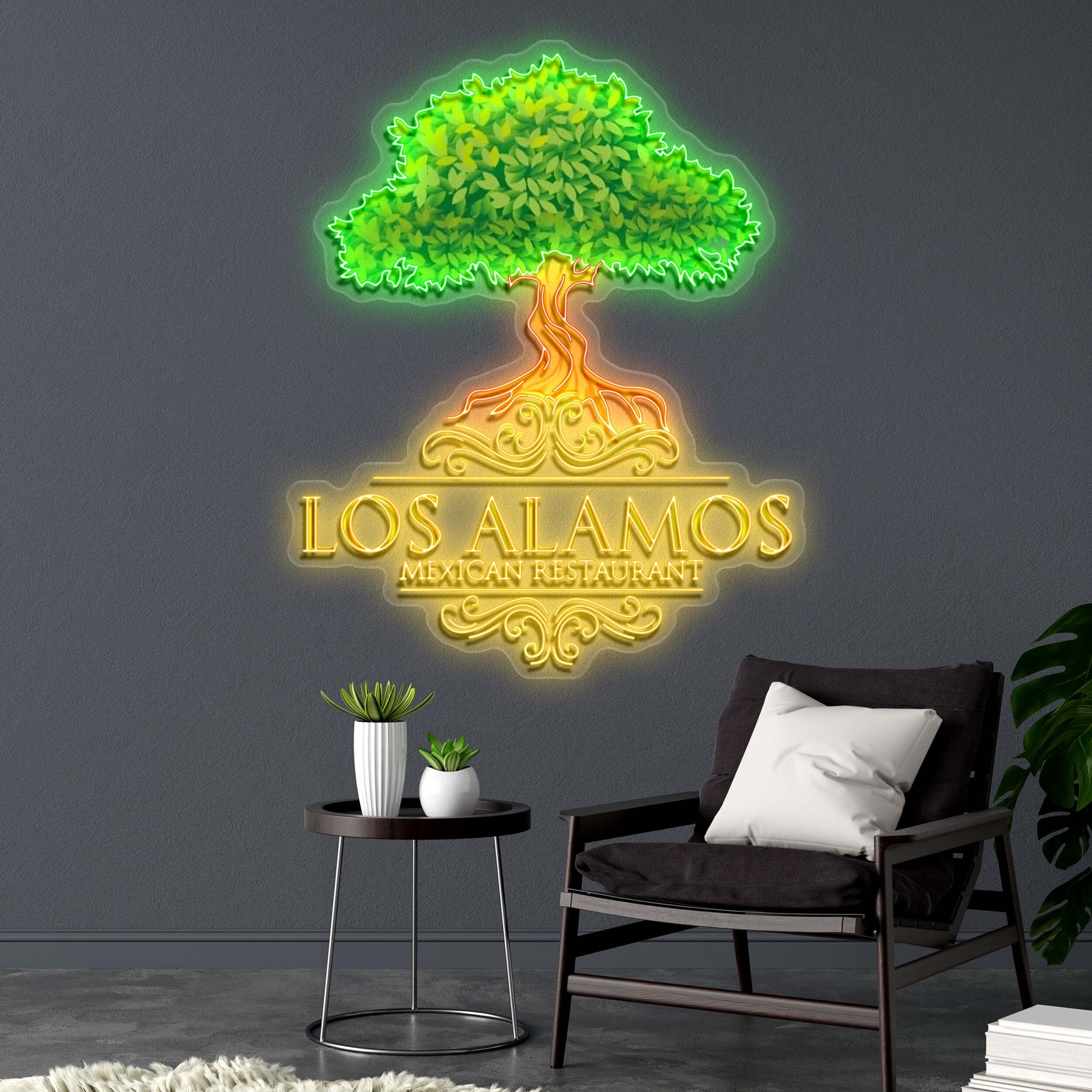 LOS ALAMOS - Premium Neon Artwork