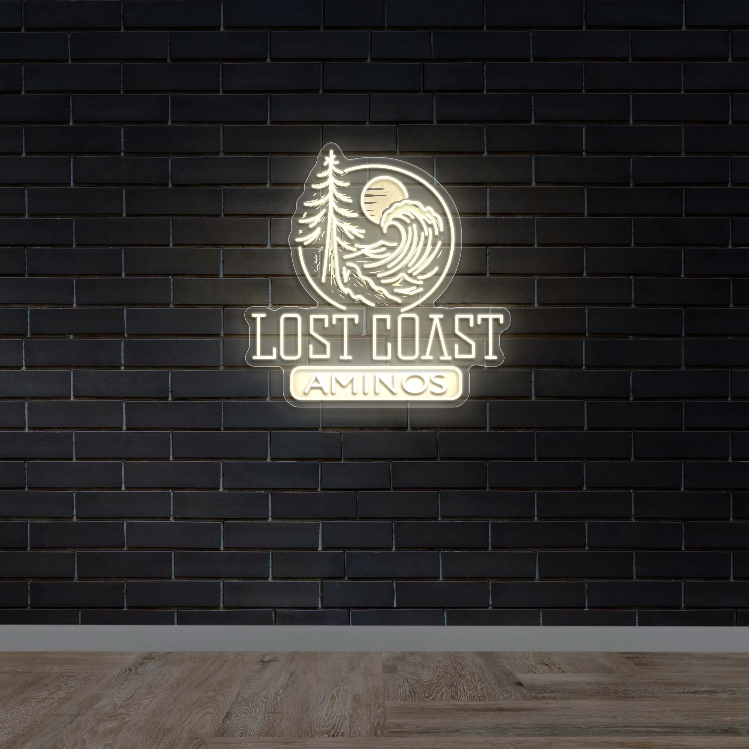 LOST COAST AMINOS - Premium Neon Artwork