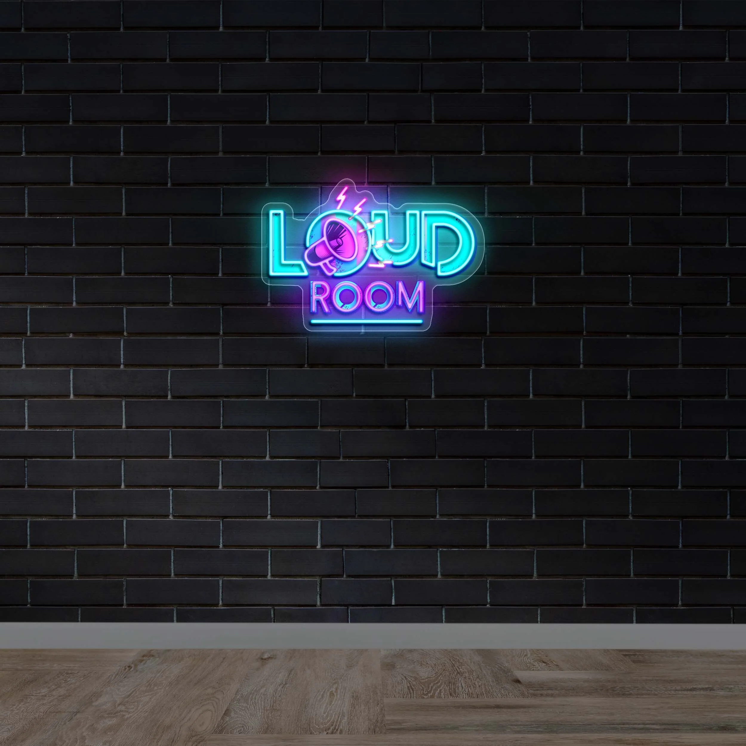LOUD ROOM - Premium Neon Artwork