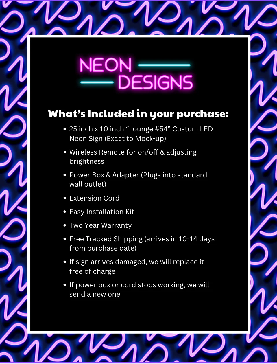 Lounge #54 - Premium Neon Artwork - Image 2