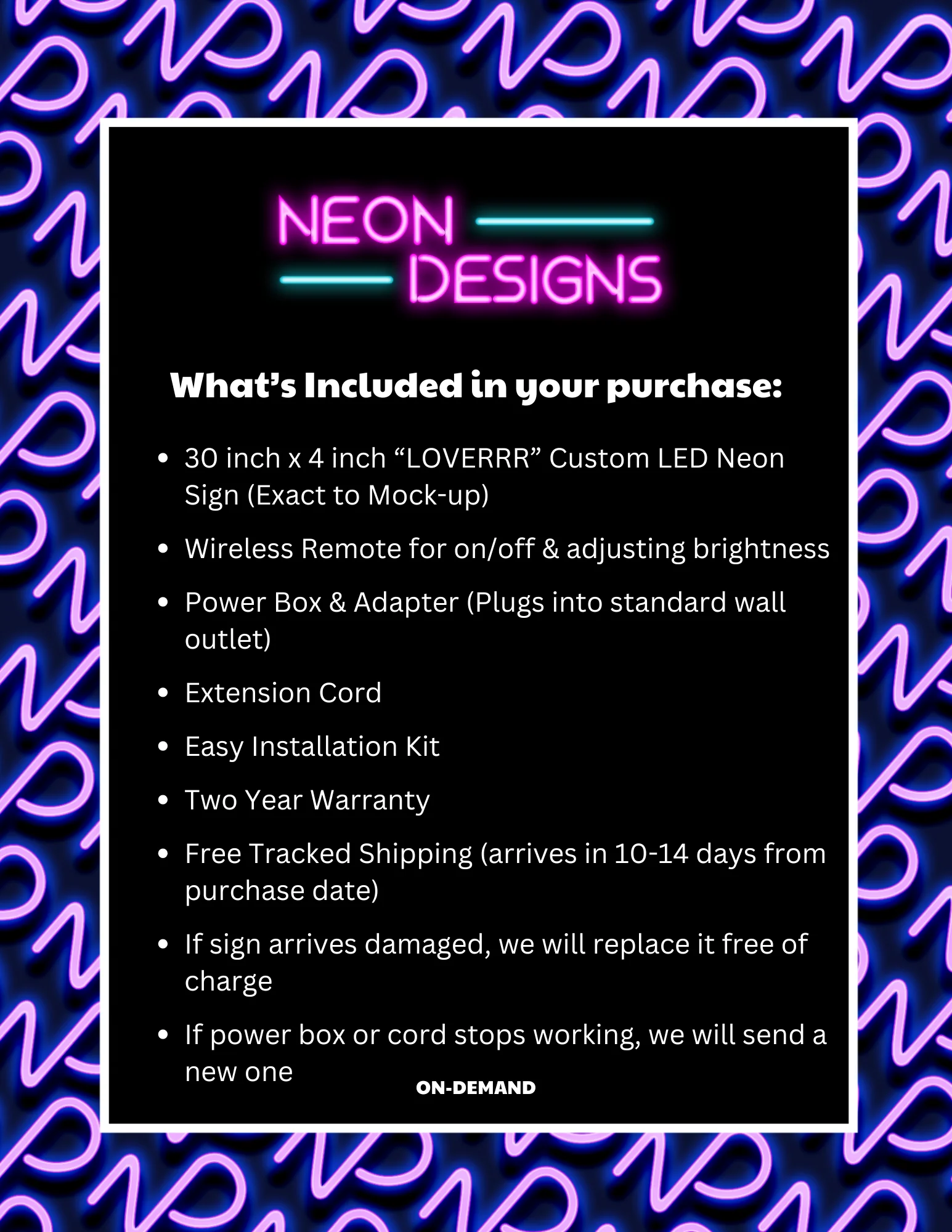 LOVERRR - Premium Neon Artwork - Image 2