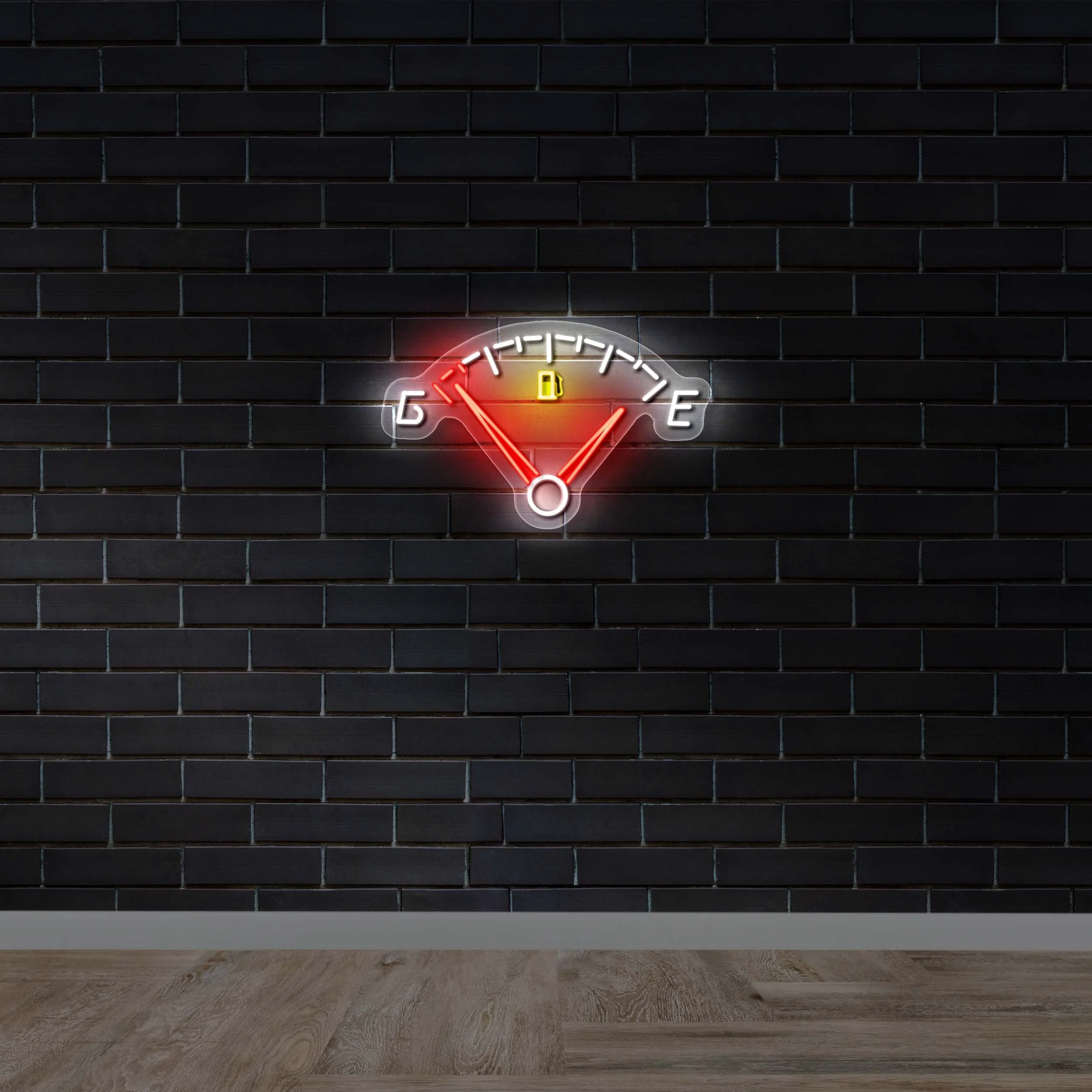 Low Fuel Indicator - Premium Neon Artwork