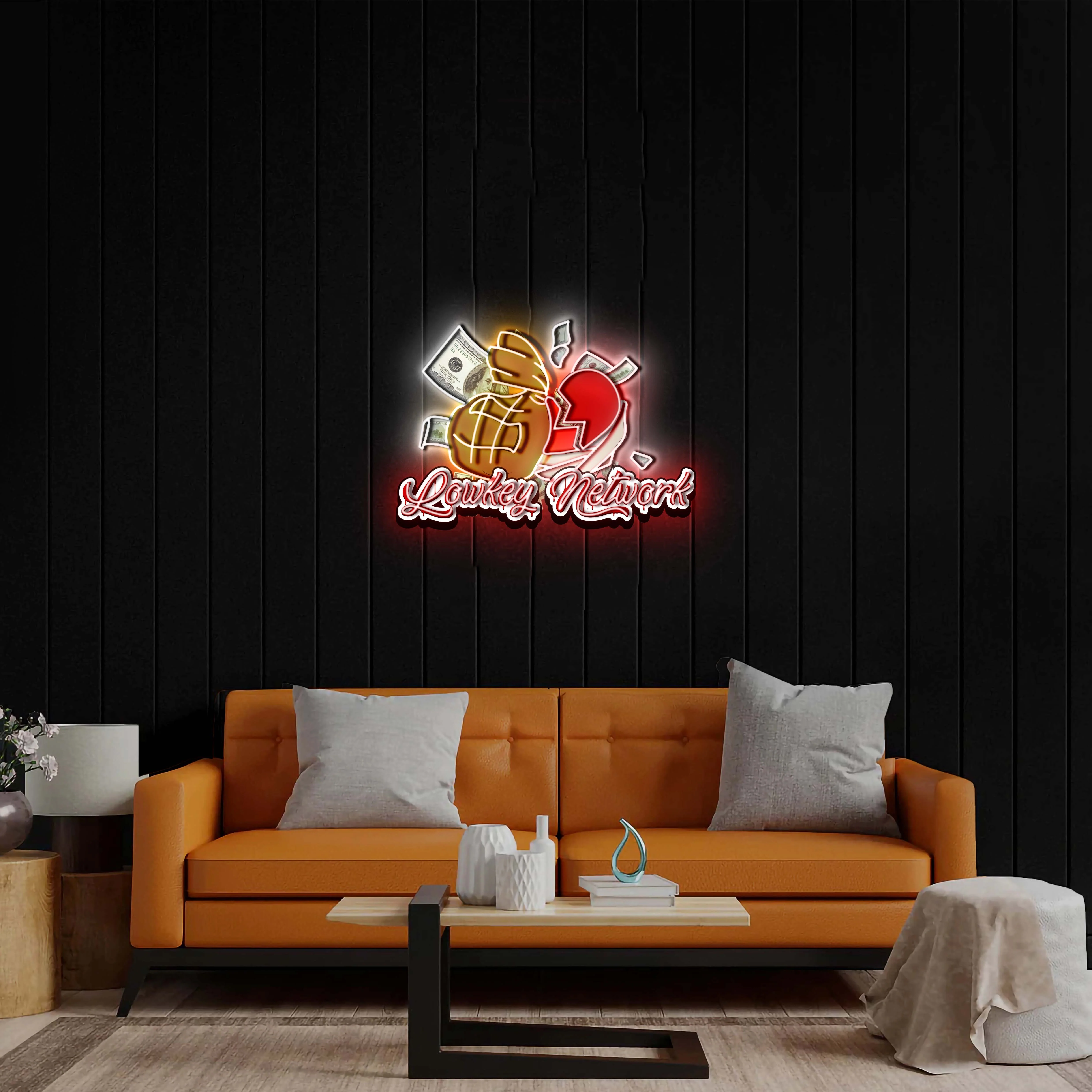 Lowkey Network - Premium Neon Artwork