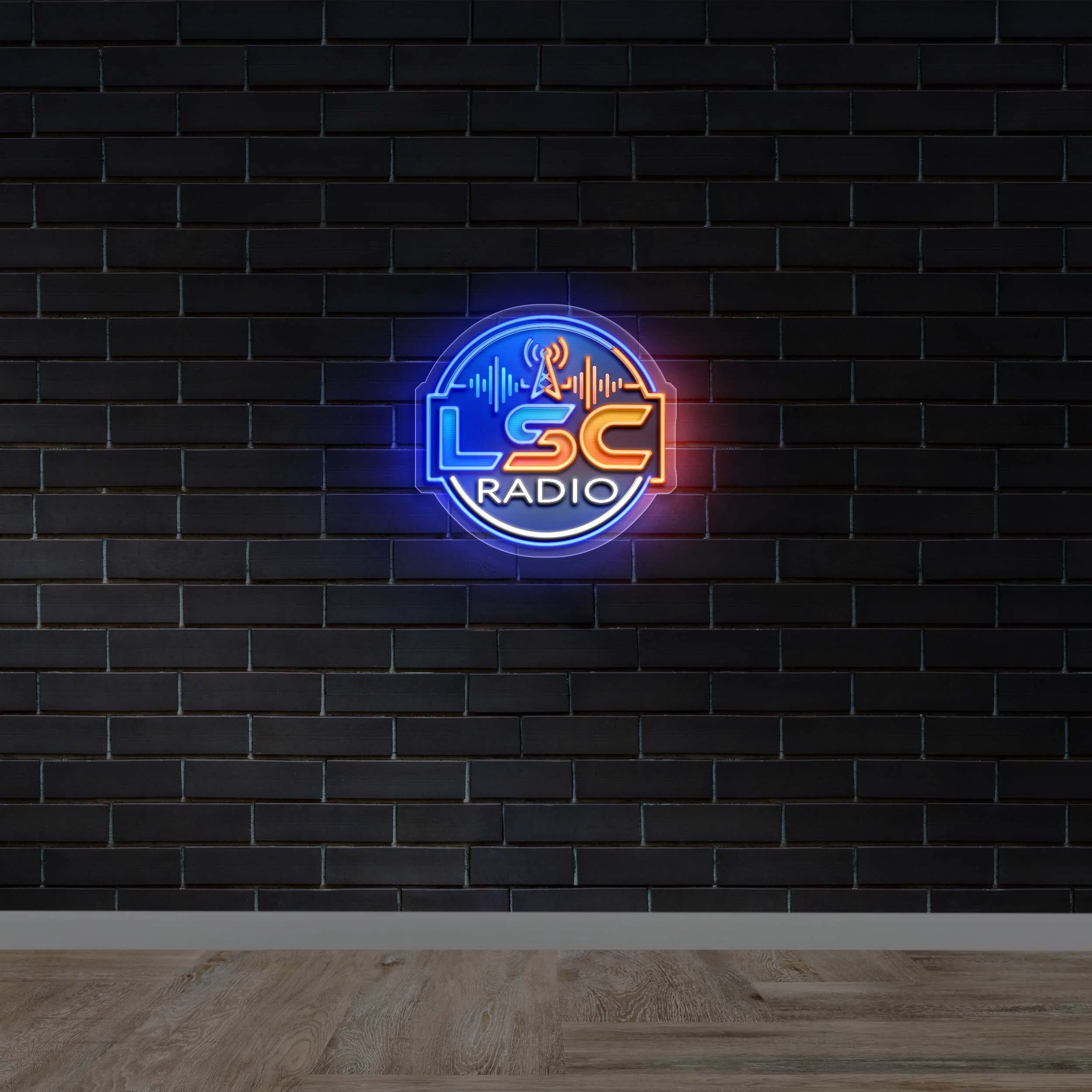 LSC RADIO - Premium Neon Artwork