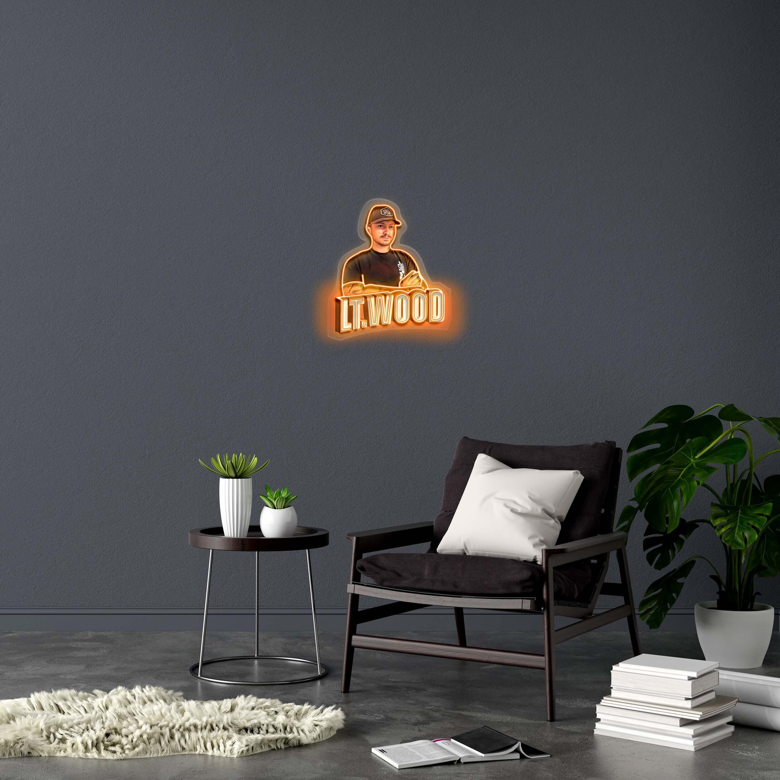 LT.WOOD - Premium Neon Artwork