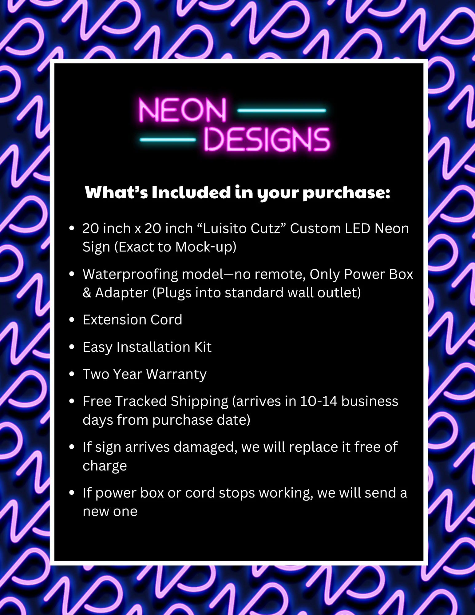 Luisito Cutz - Premium Neon Artwork - Image 2