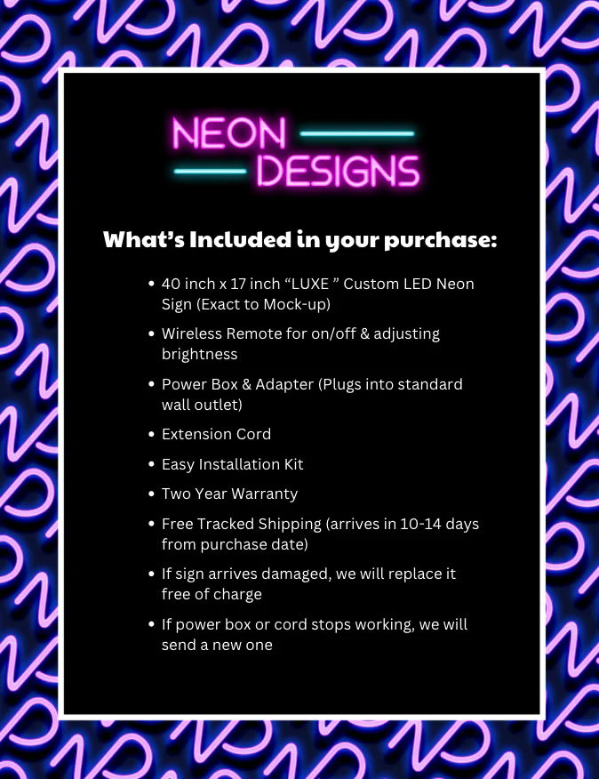 LUXE - Premium Neon Artwork - Image 2