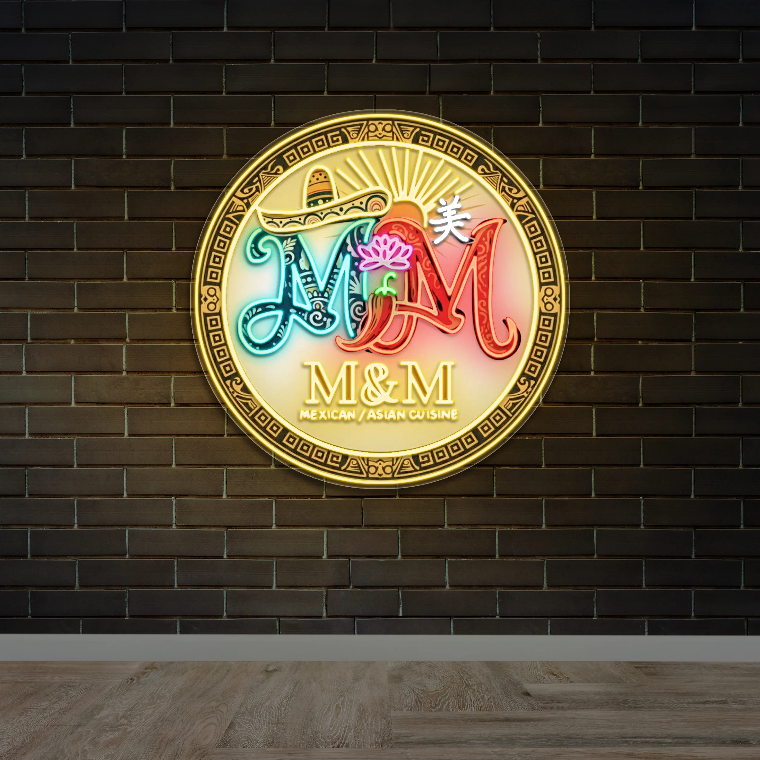 M & M - Premium Neon Artwork