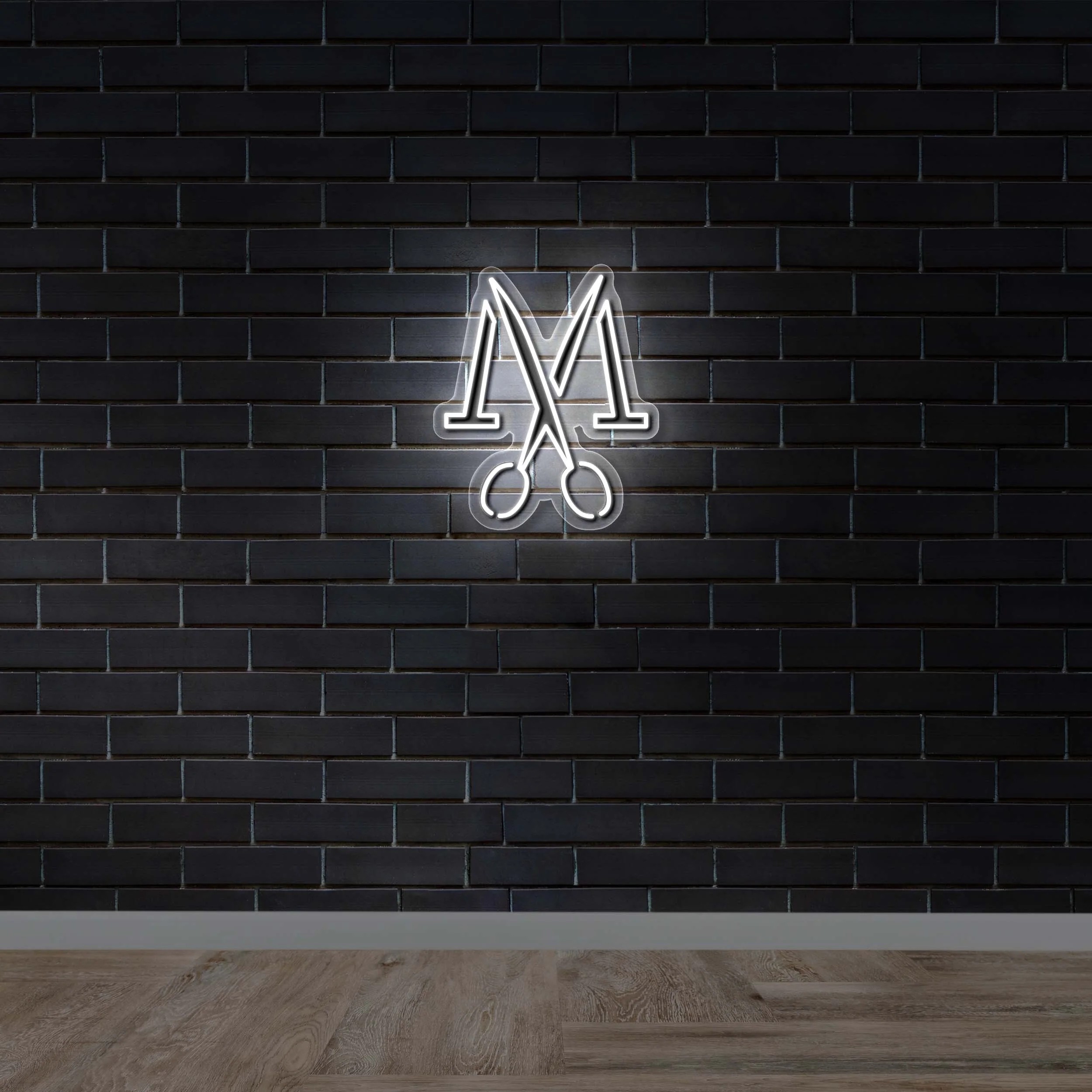 M - Premium Neon Artwork