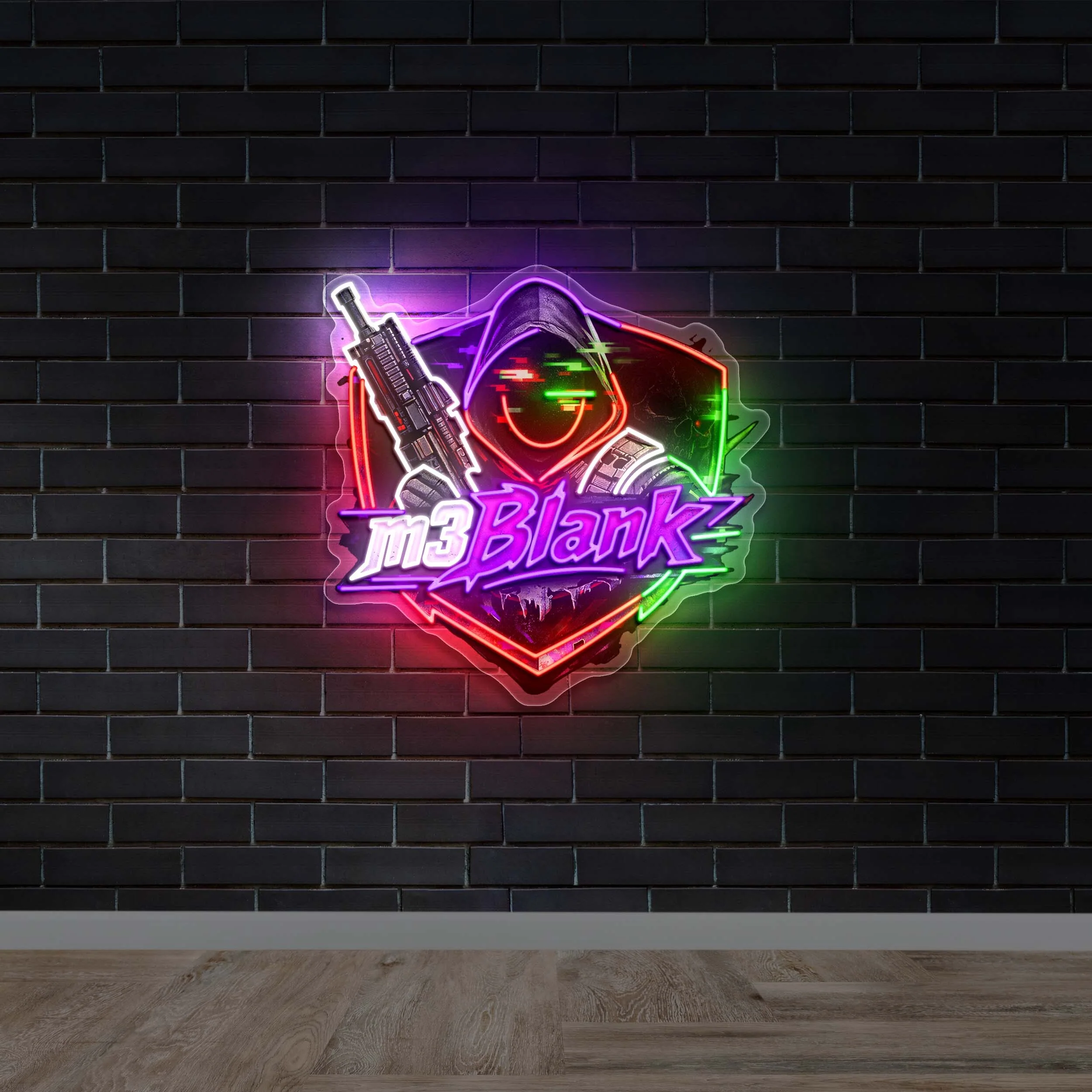 M3 Blank - Premium Neon Artwork