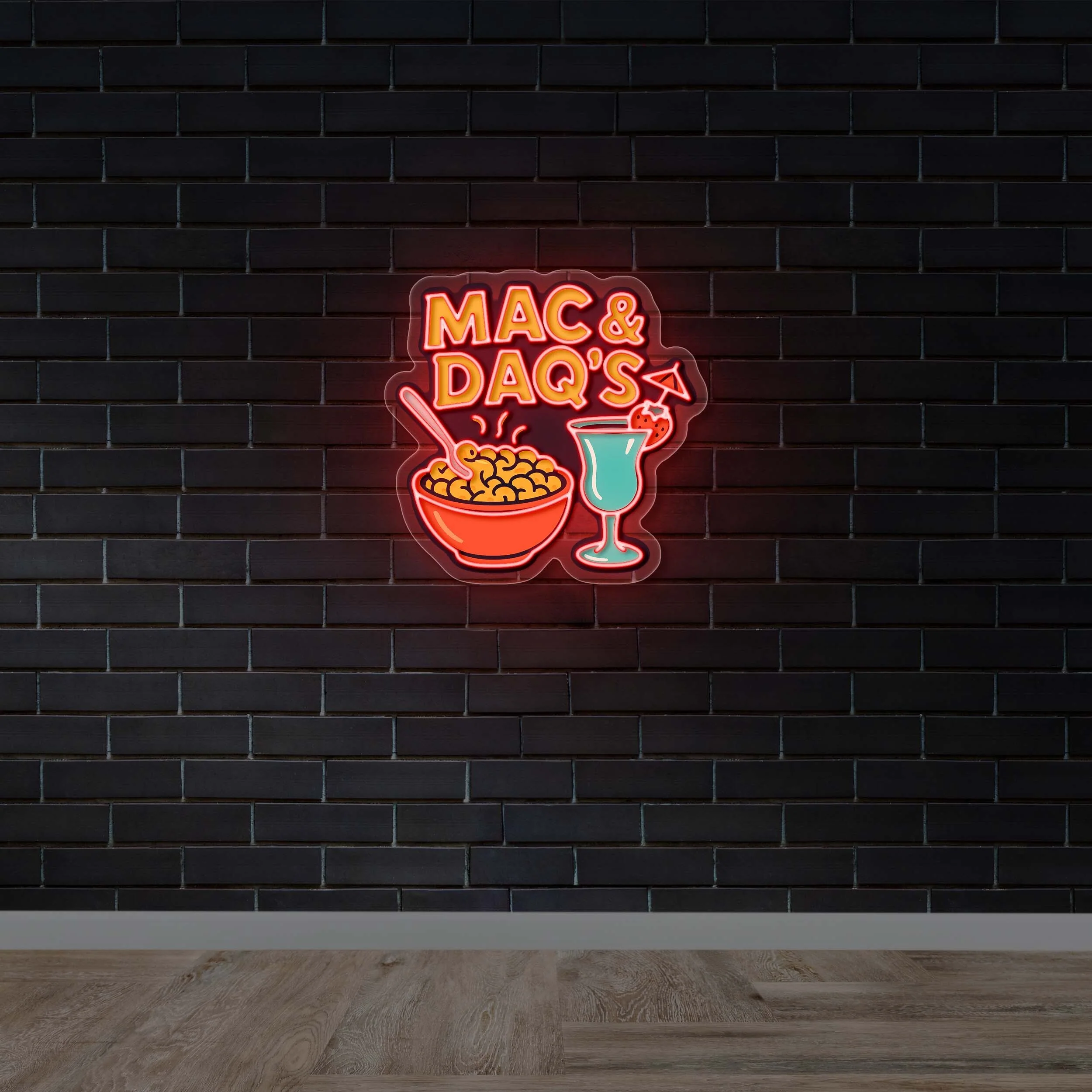MAC & DAQ'S - Premium Neon Artwork