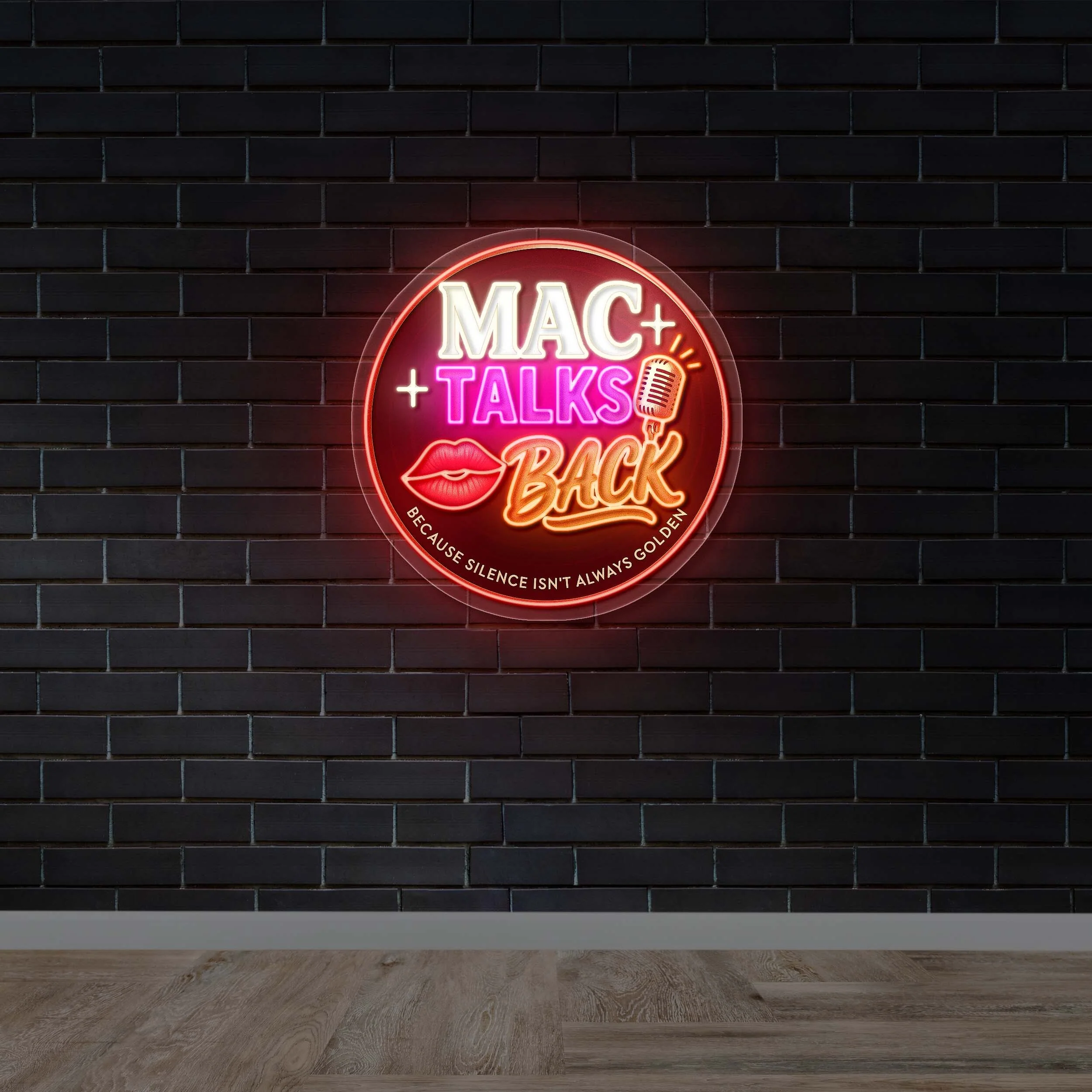 MAC TALKS BACK -  Premium Neon Artwork - Image 2