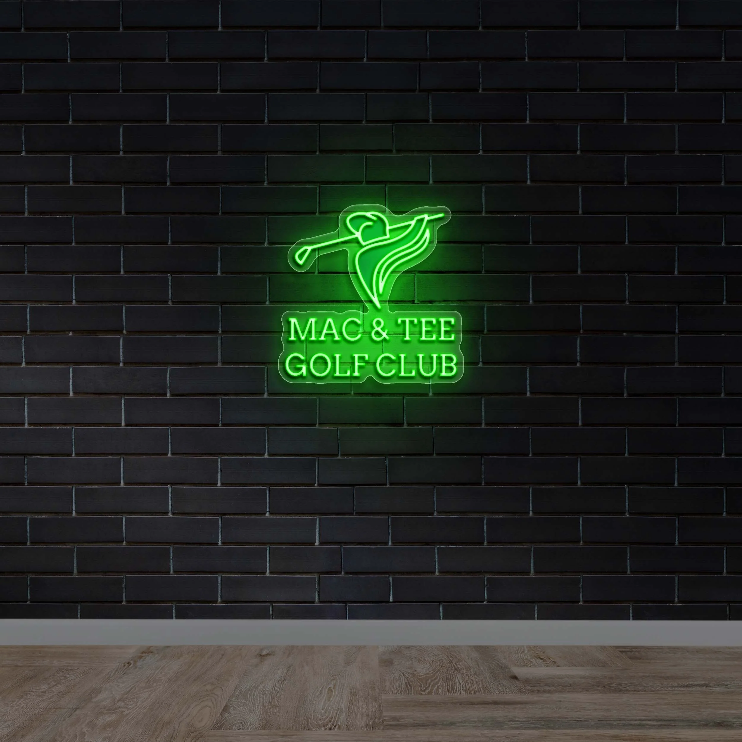 MAC & TEE GOLF CLUB - Premium Neon Artwork