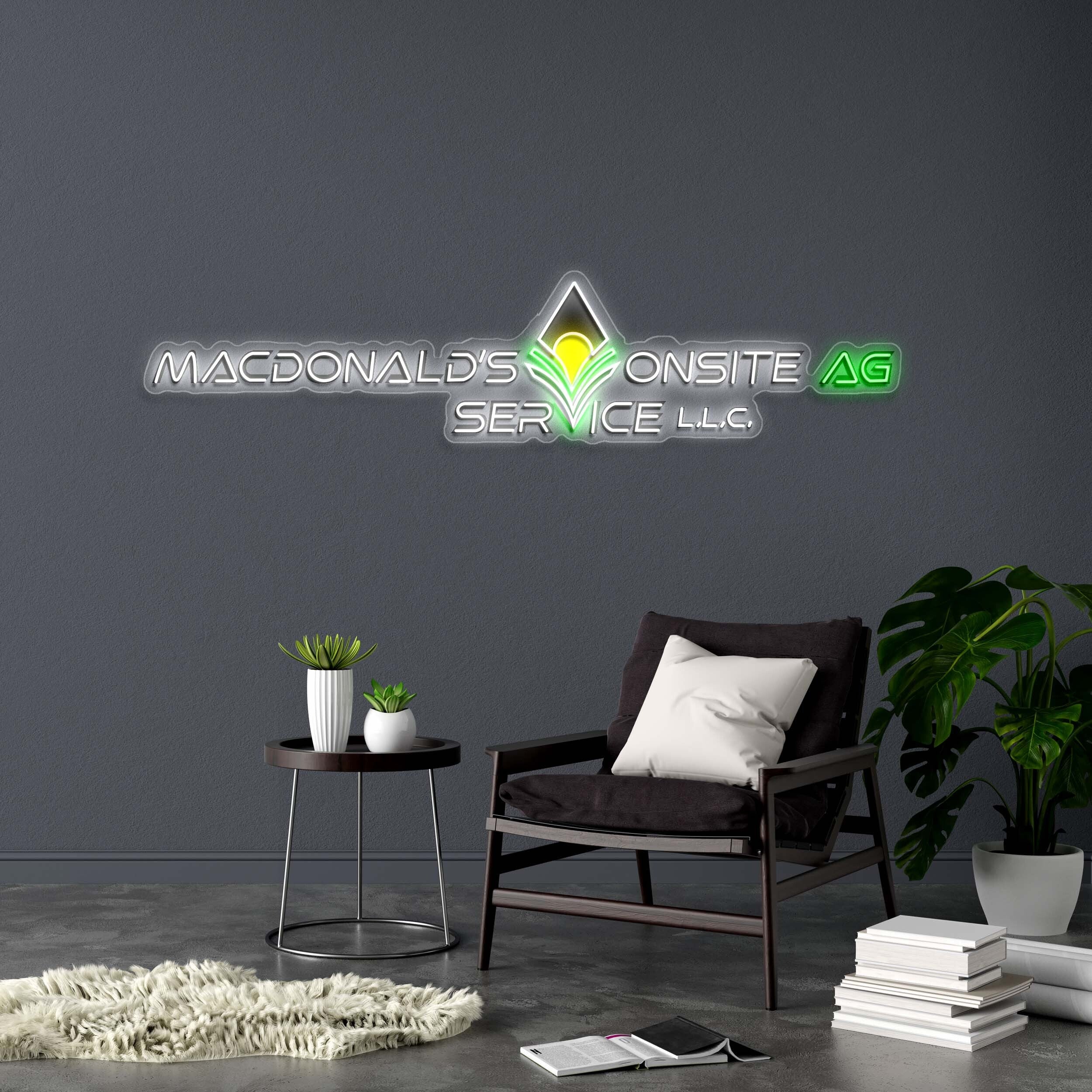 MACDONALD'S ONSITE AG - Premium Neon Artwork