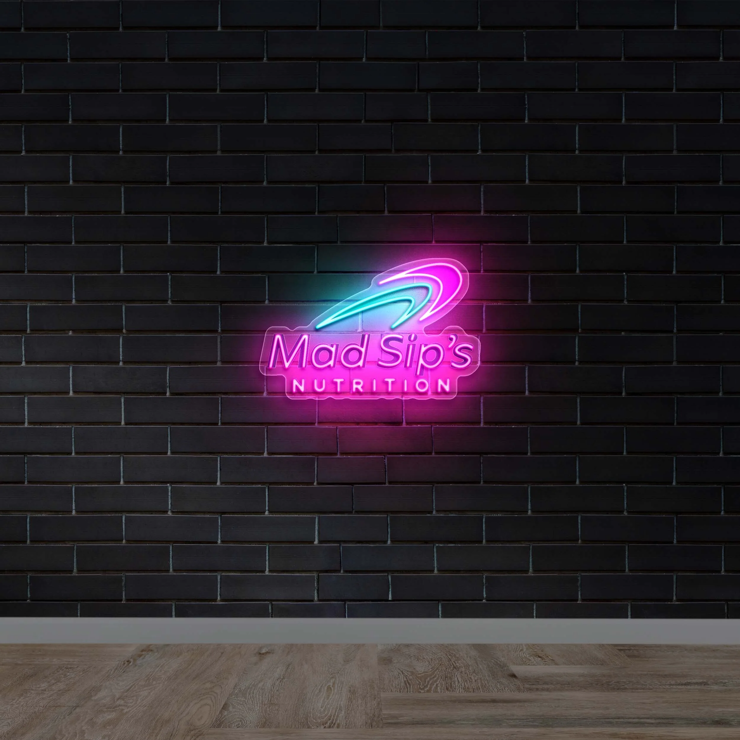 Mad Sip’s Nutrition - Premium Neon Artwork - Image 2