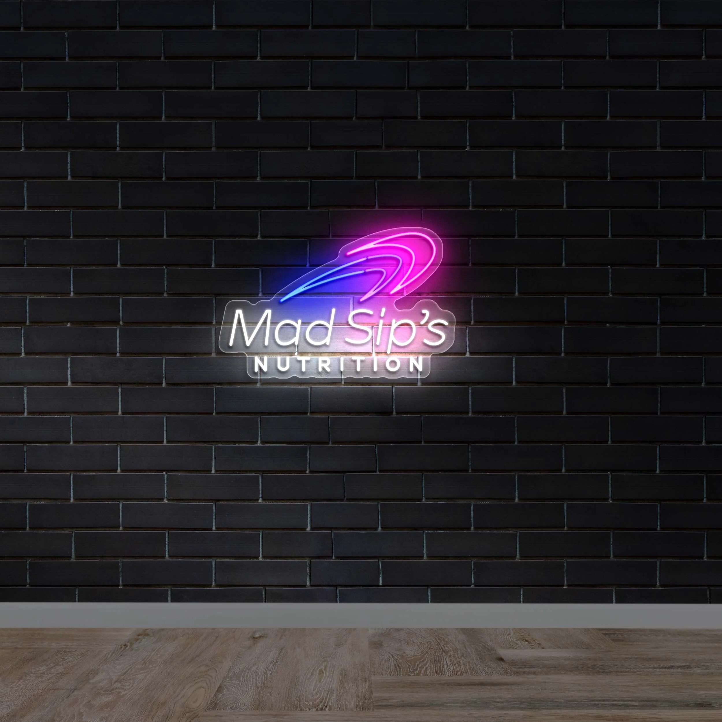 Mad Sip’s Nutrition - Premium Neon Artwork - Image 3