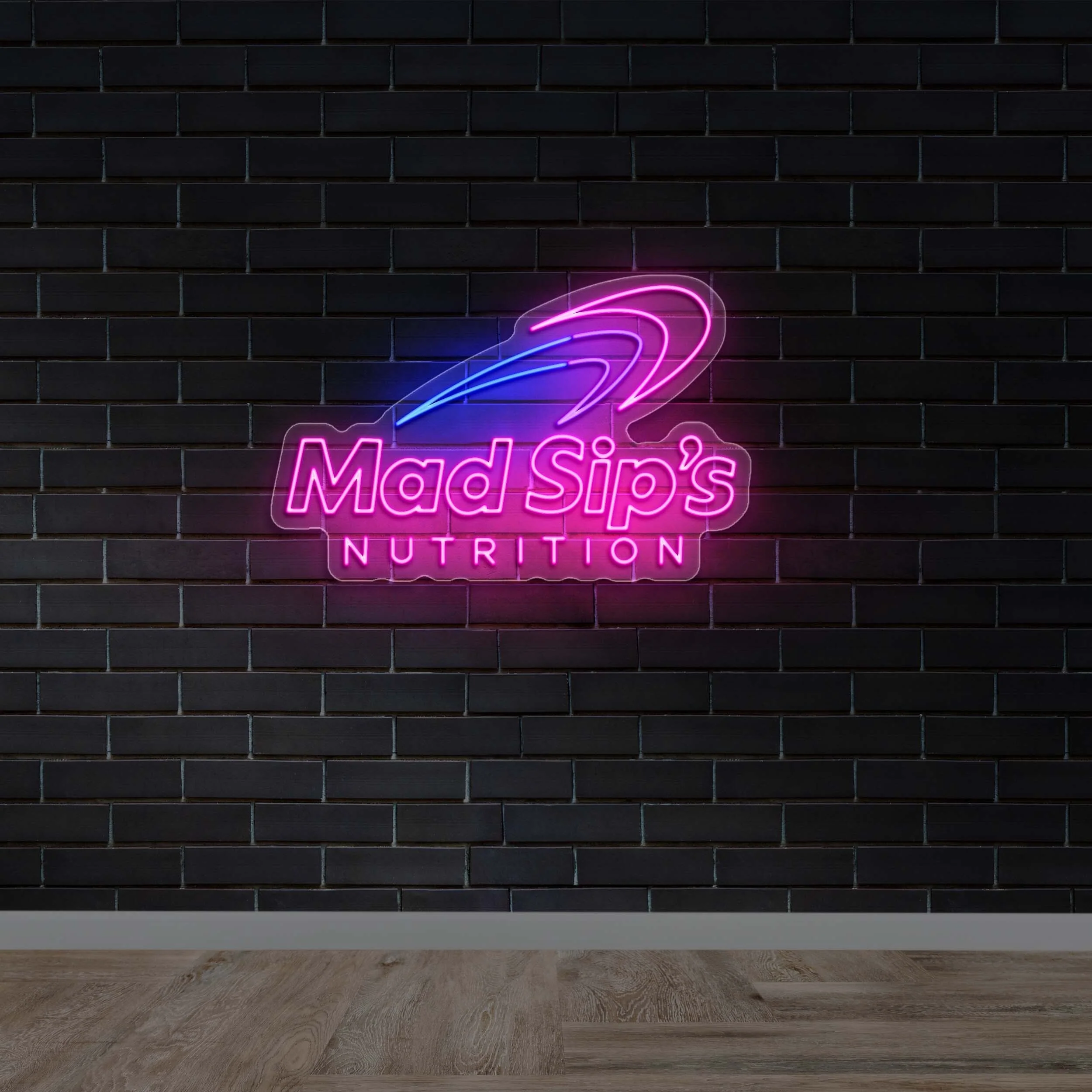 Mad Sip’s Nutrition - Premium Neon Artwork - Image 4