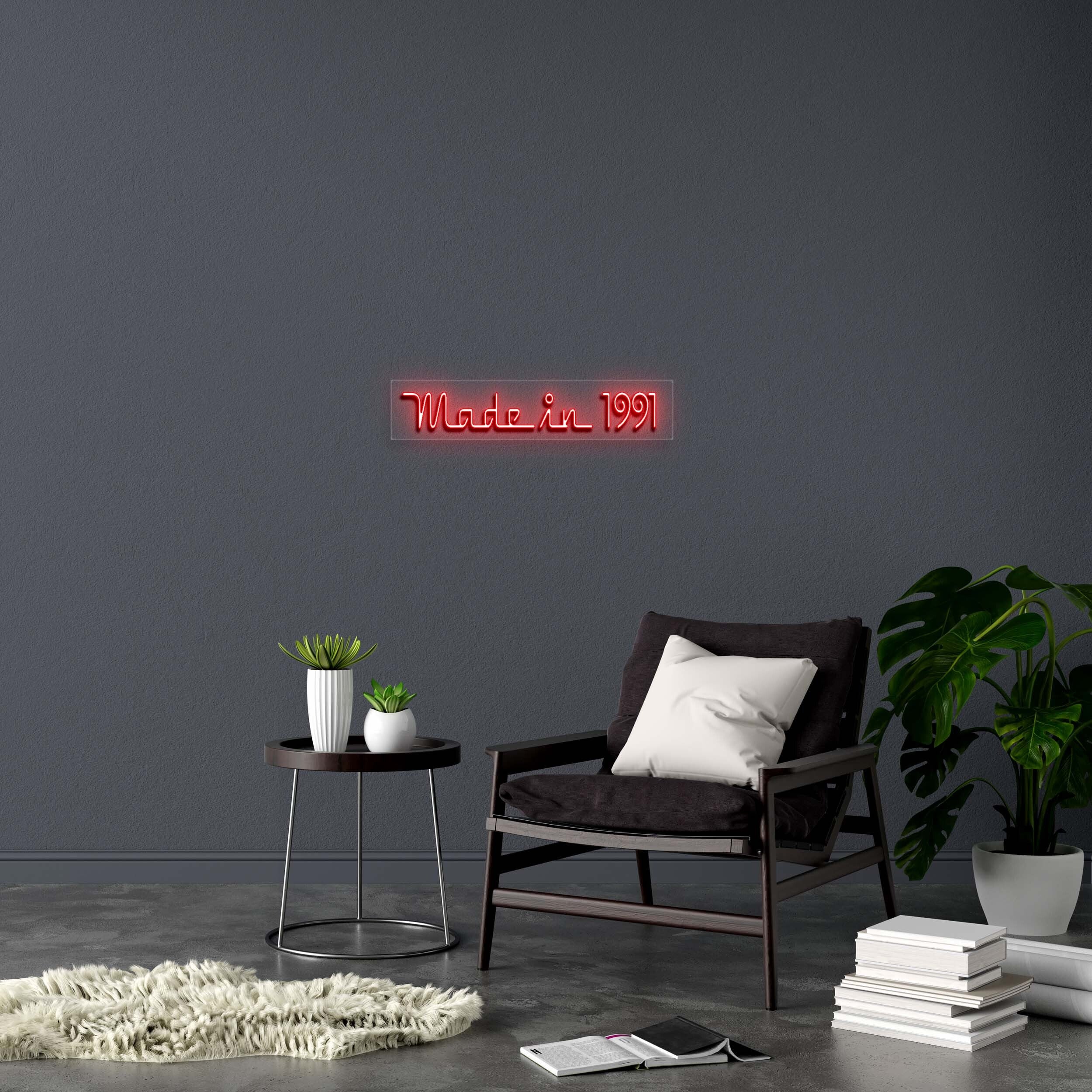 Made in 1991 - Premium Neon Artwork