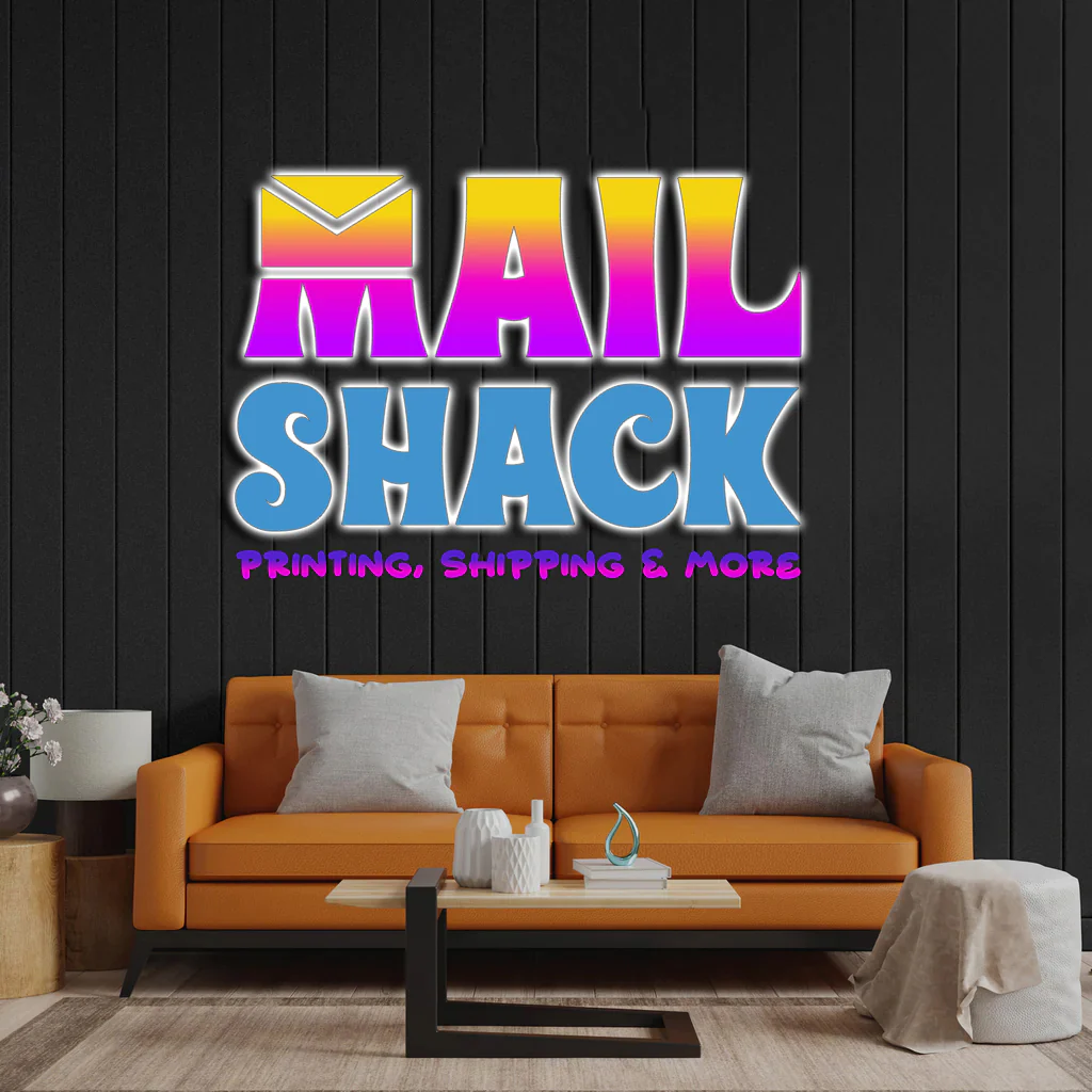 MAIL SHACK - Premium Neon Artwork