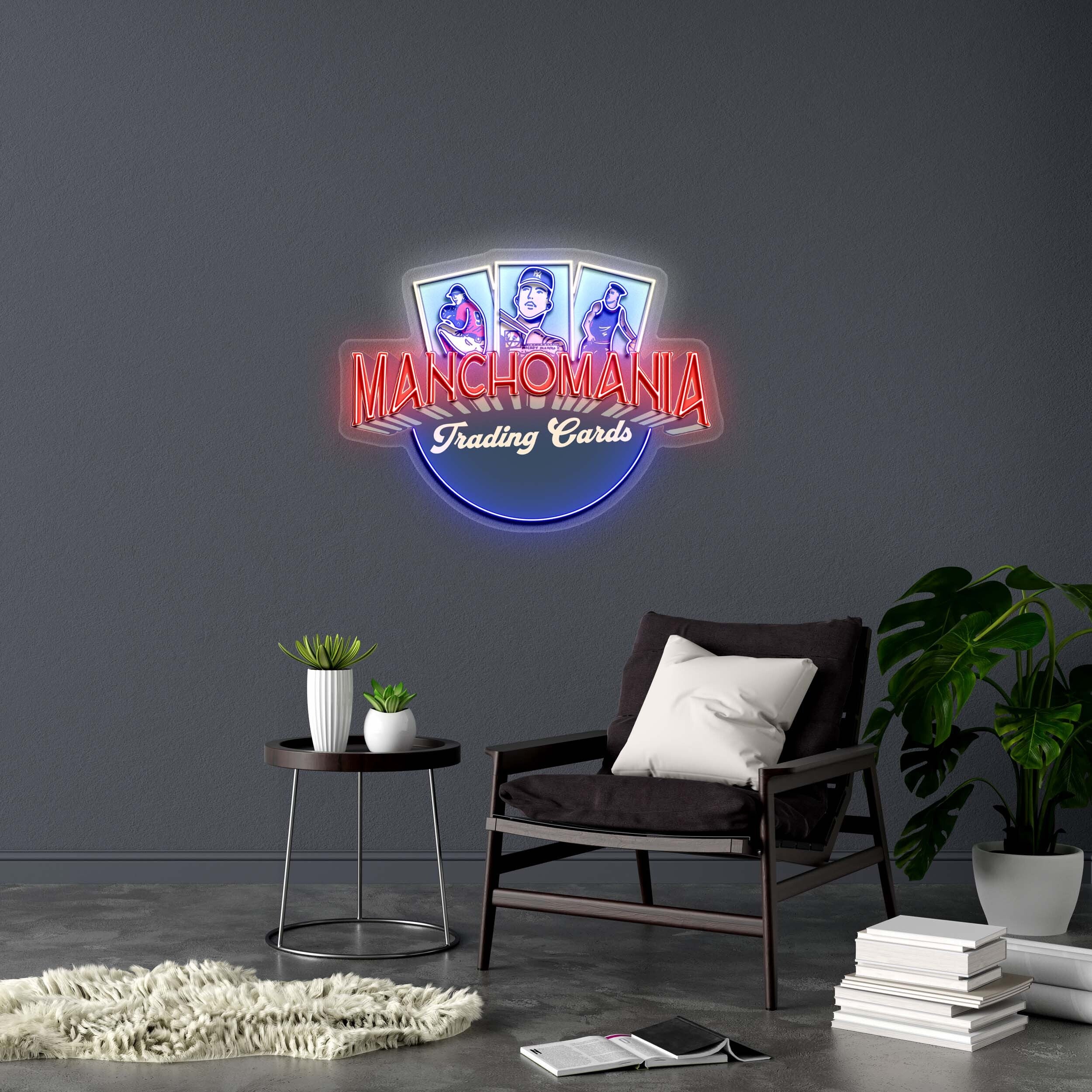 MANCHOMANIA ll - Premium Neon Artwork