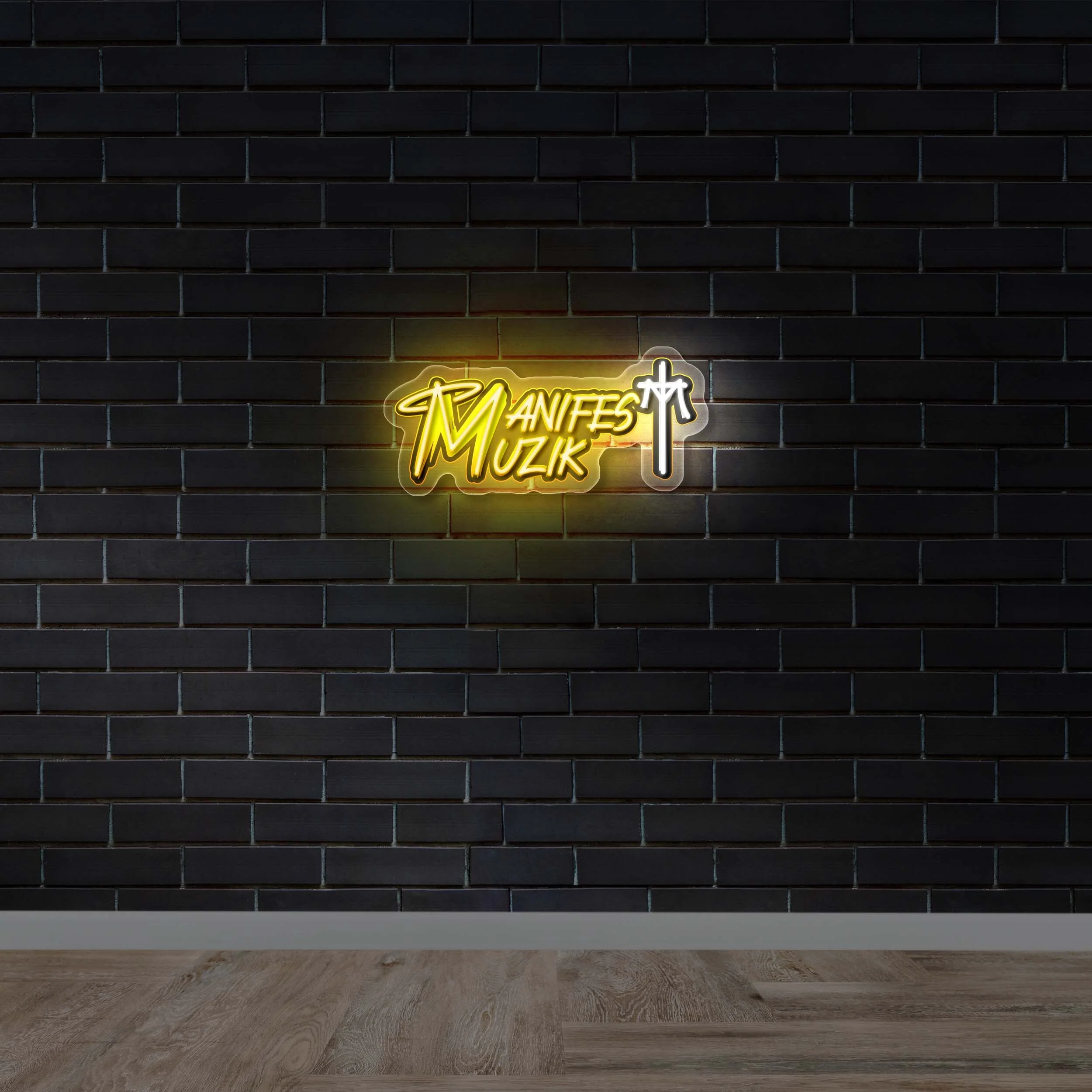 Manifest Muzik - Premium Neon Artwork