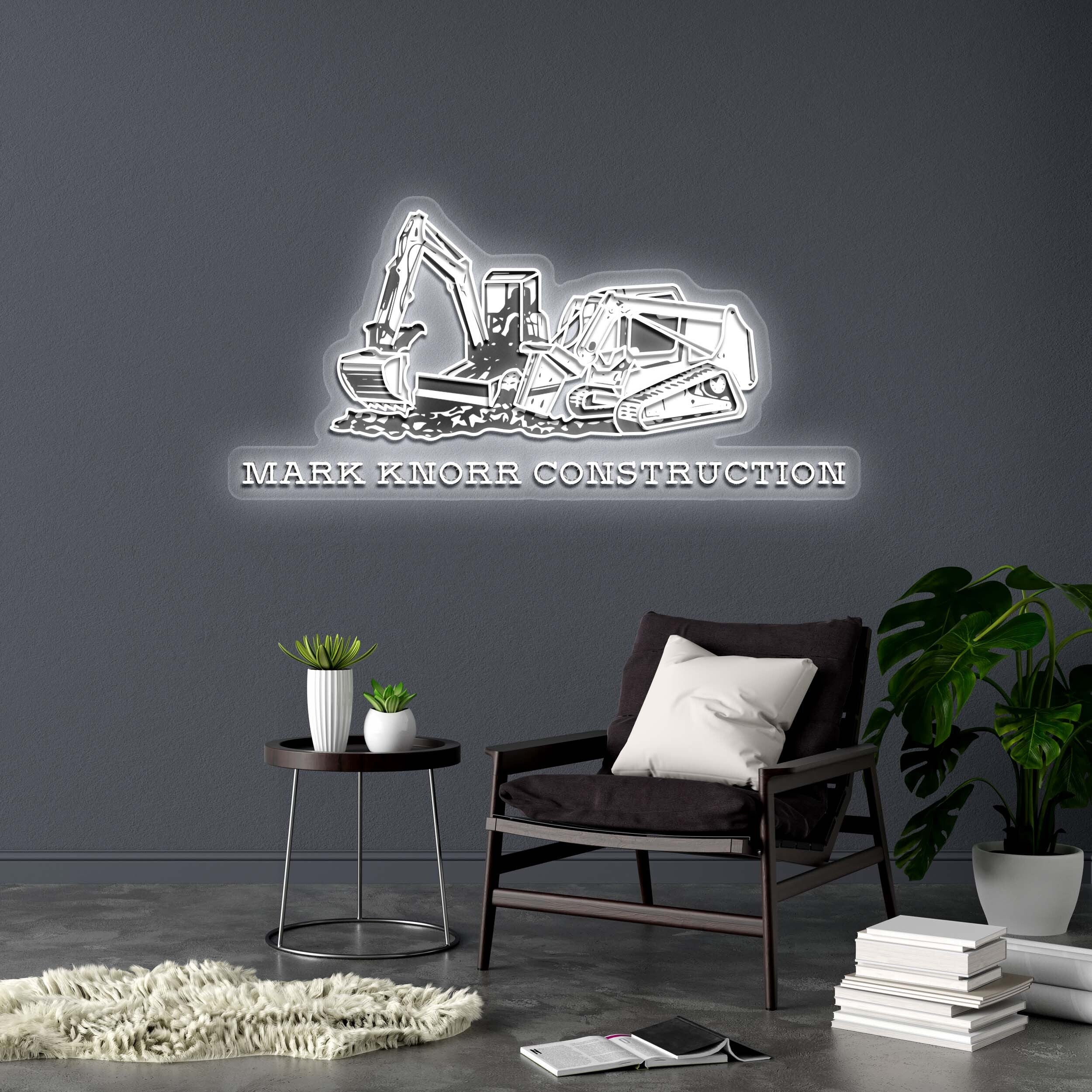 MARK KNORR CONSTRUCTION - Premium Neon Artwork