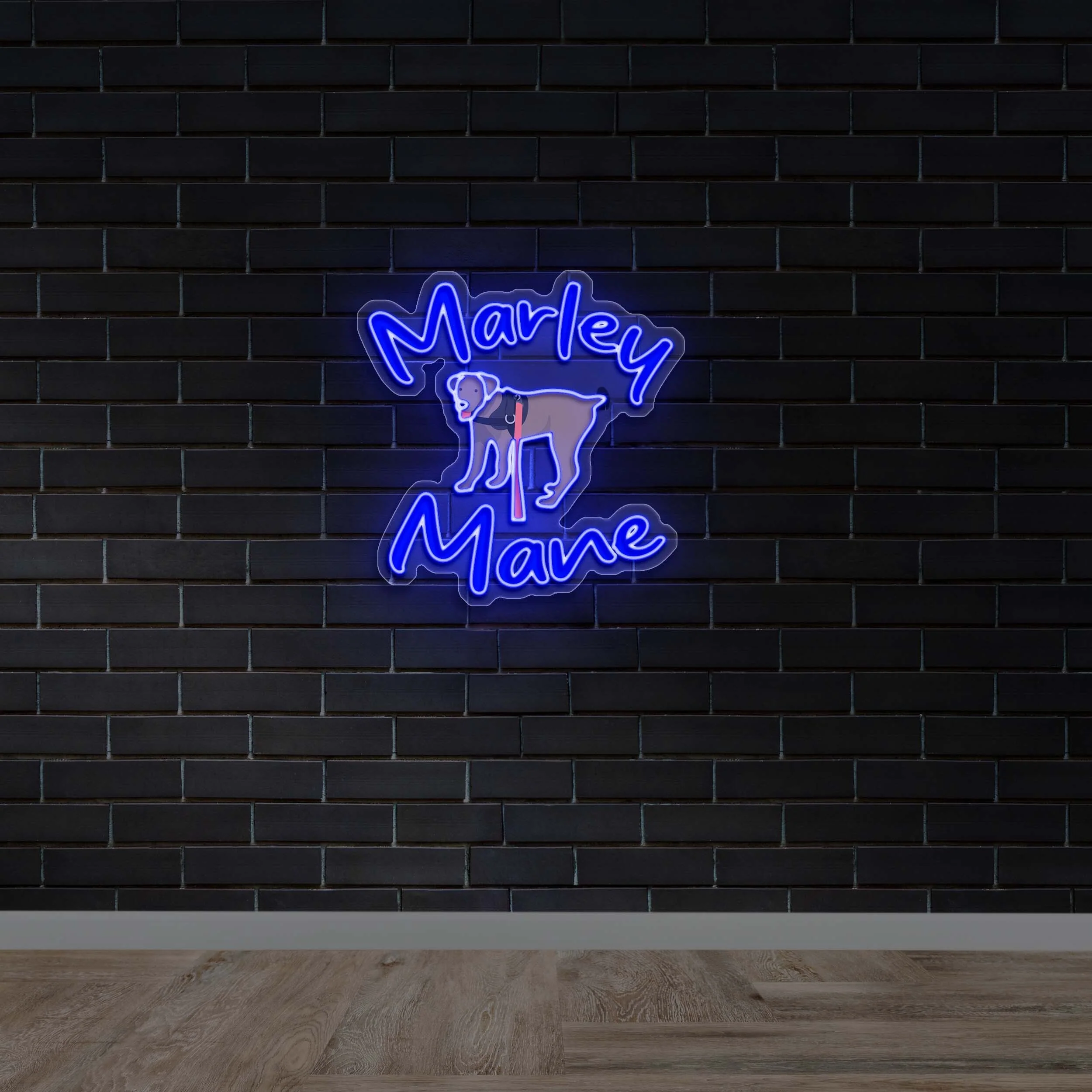 MARLEY MANE - Premium Neon Artwork