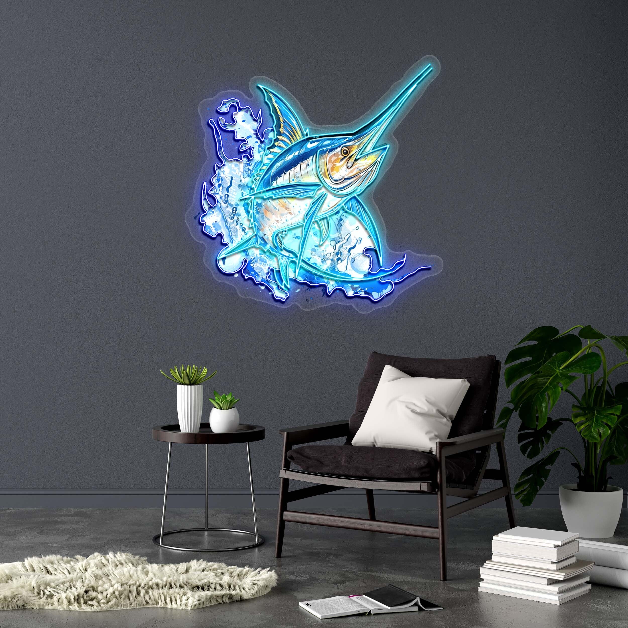 Marlin - Premium Neon Artwork