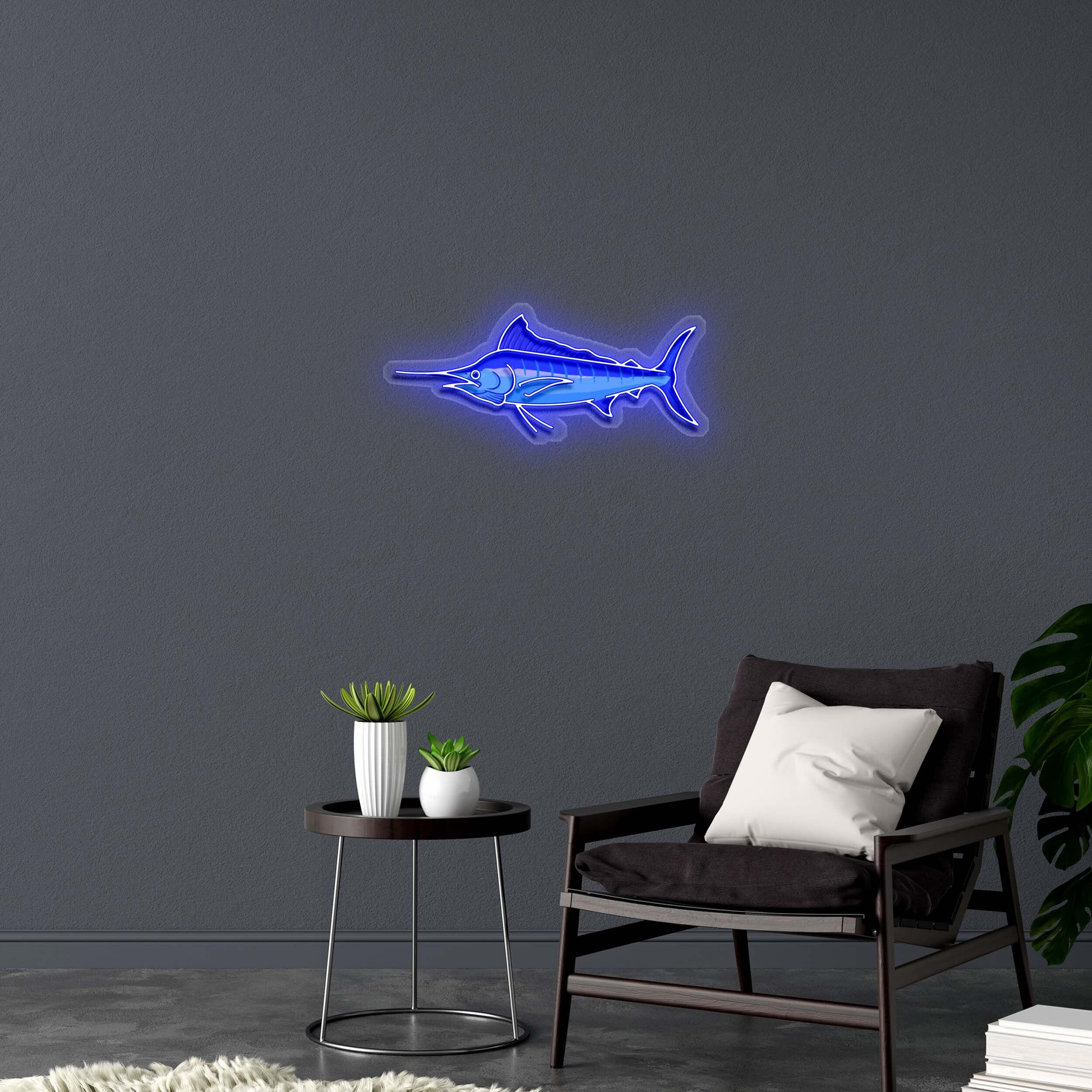 Marlin - Premium Neon Artwork