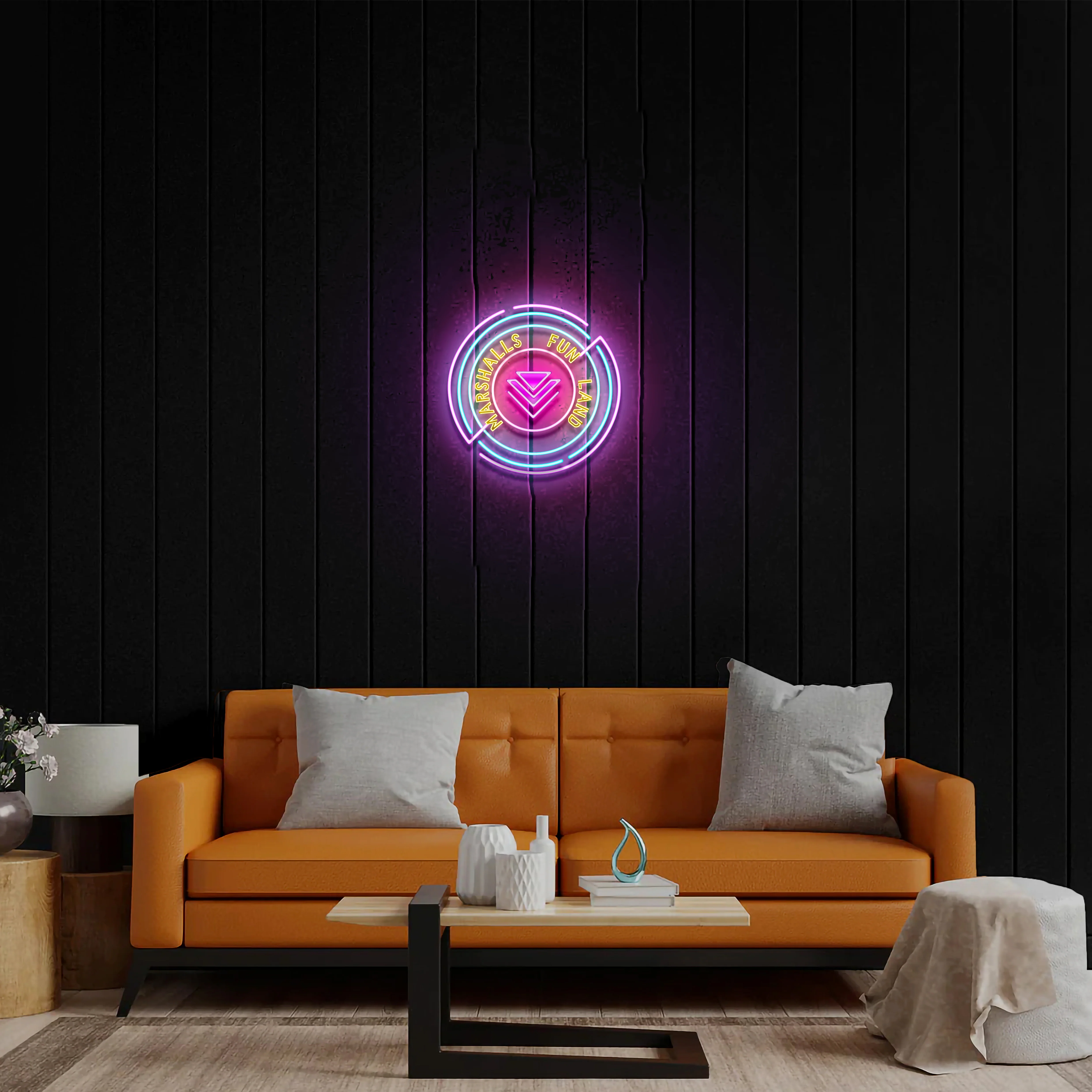 Marshalls Fun Land - Premium Neon Artwork