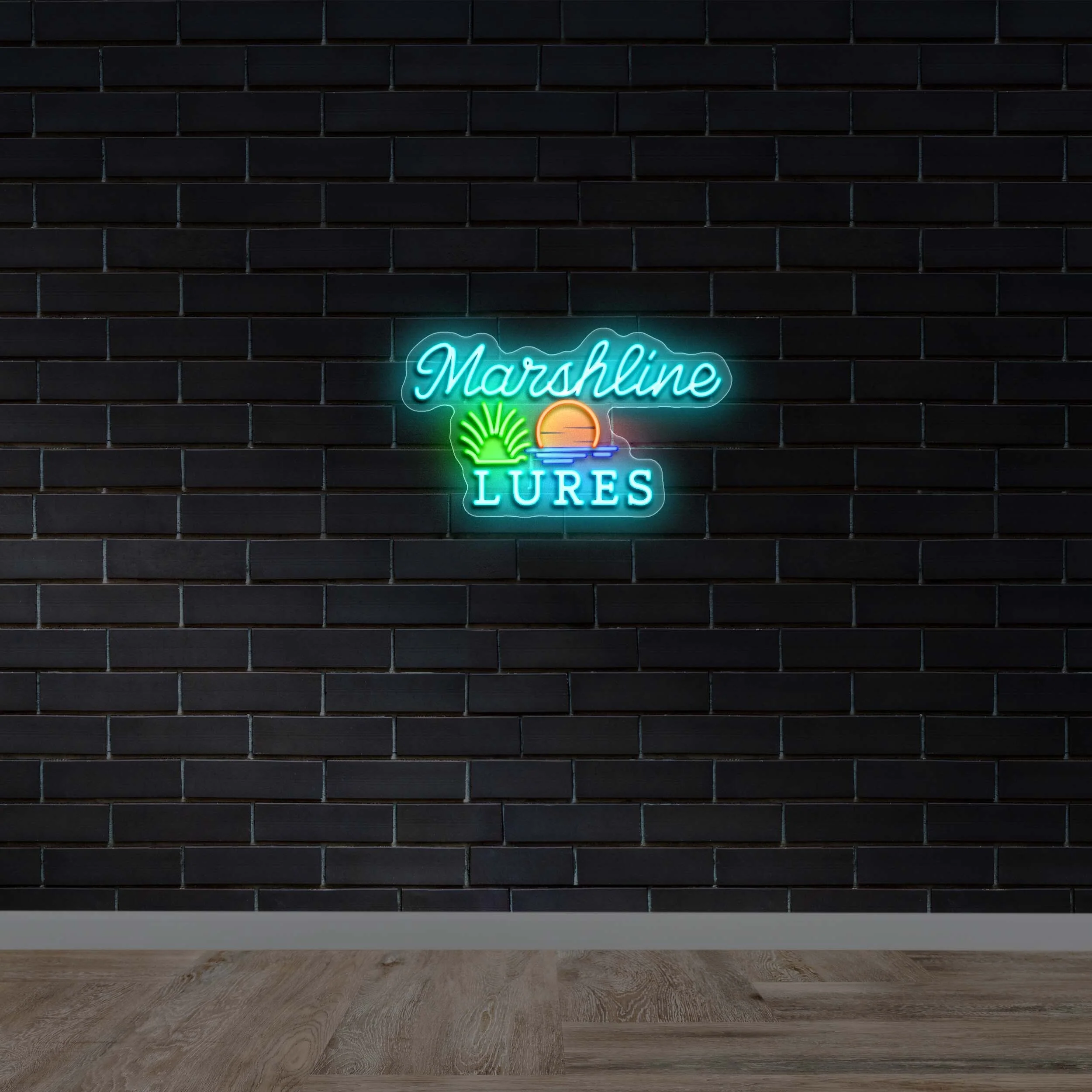 Marshline LURES - Premium Neon Artwork