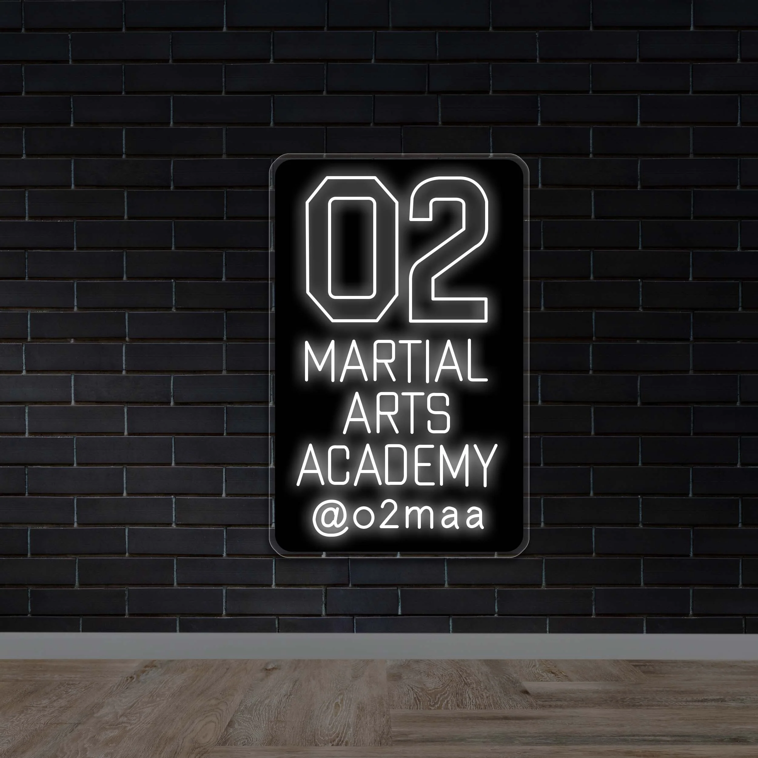 Martial Arts Academy - Premium Neon Artwork