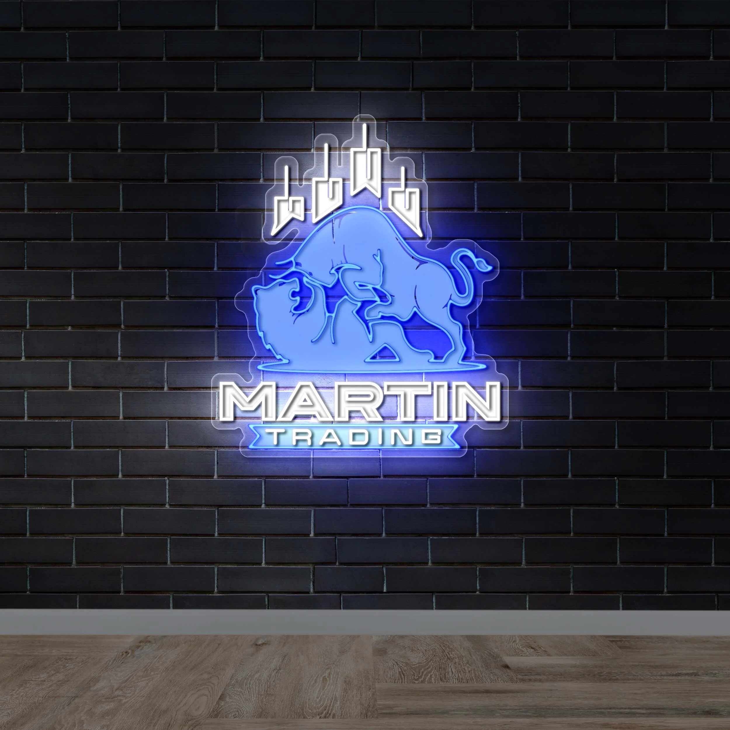 Martin Trading - Premium Neon Artwork