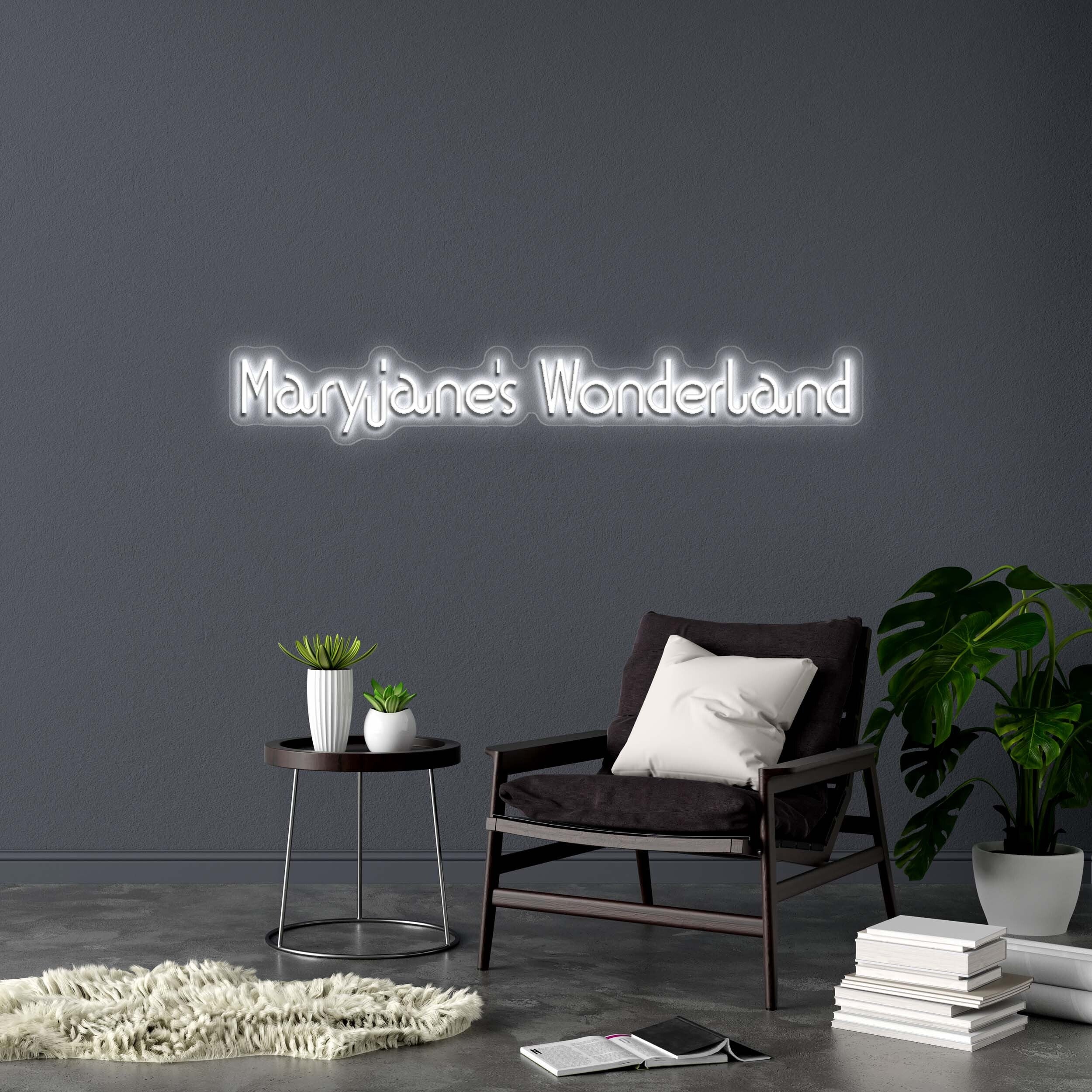 Maryjane's Wonderland - Premium Neon Artwork