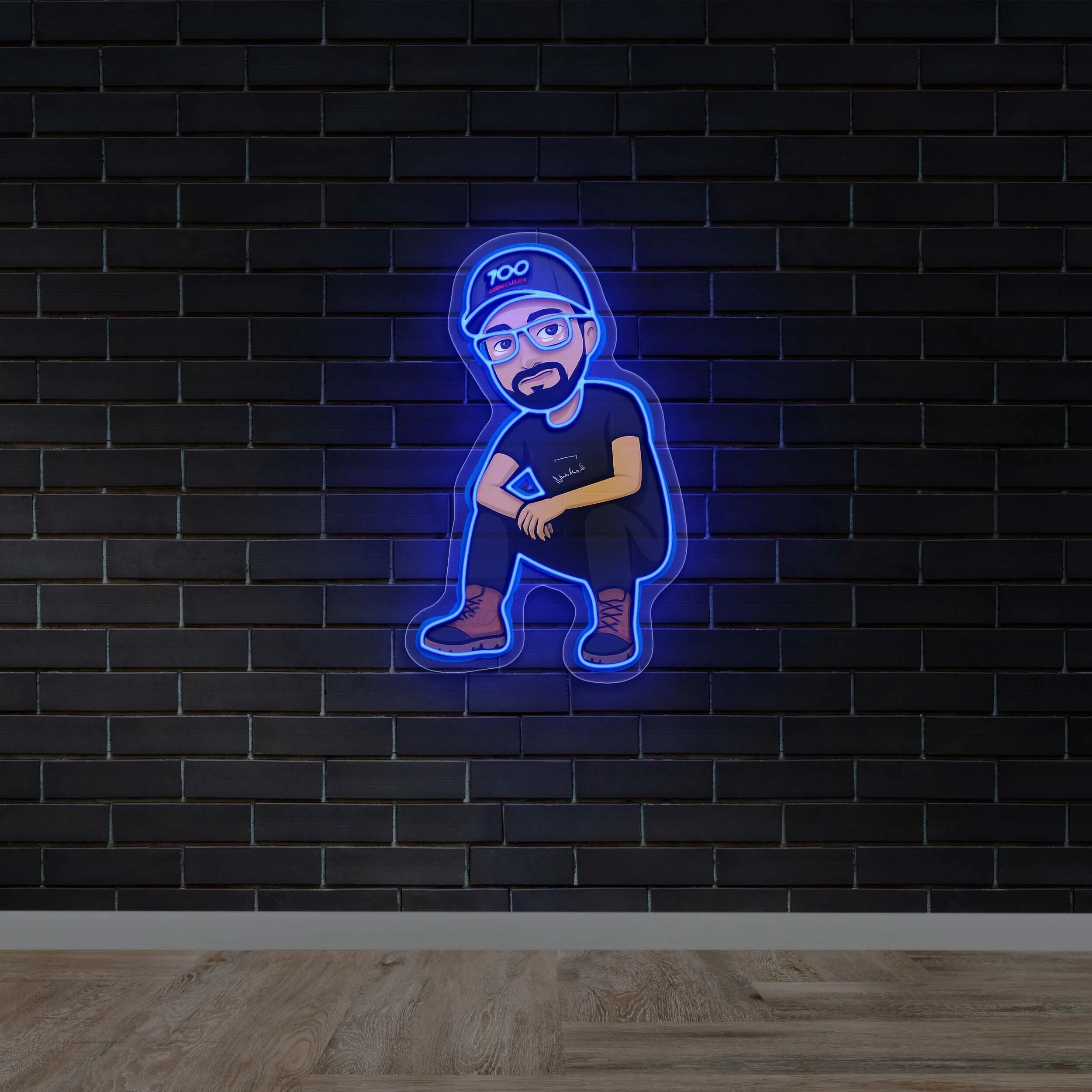 Mascot - Premium Neon Artwork