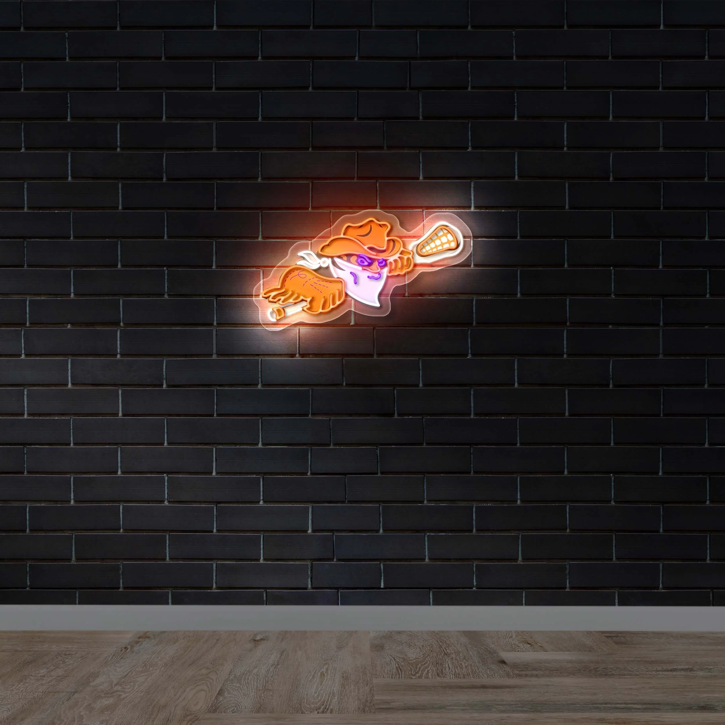 Masked Bandit - Premium Neon Artwork
