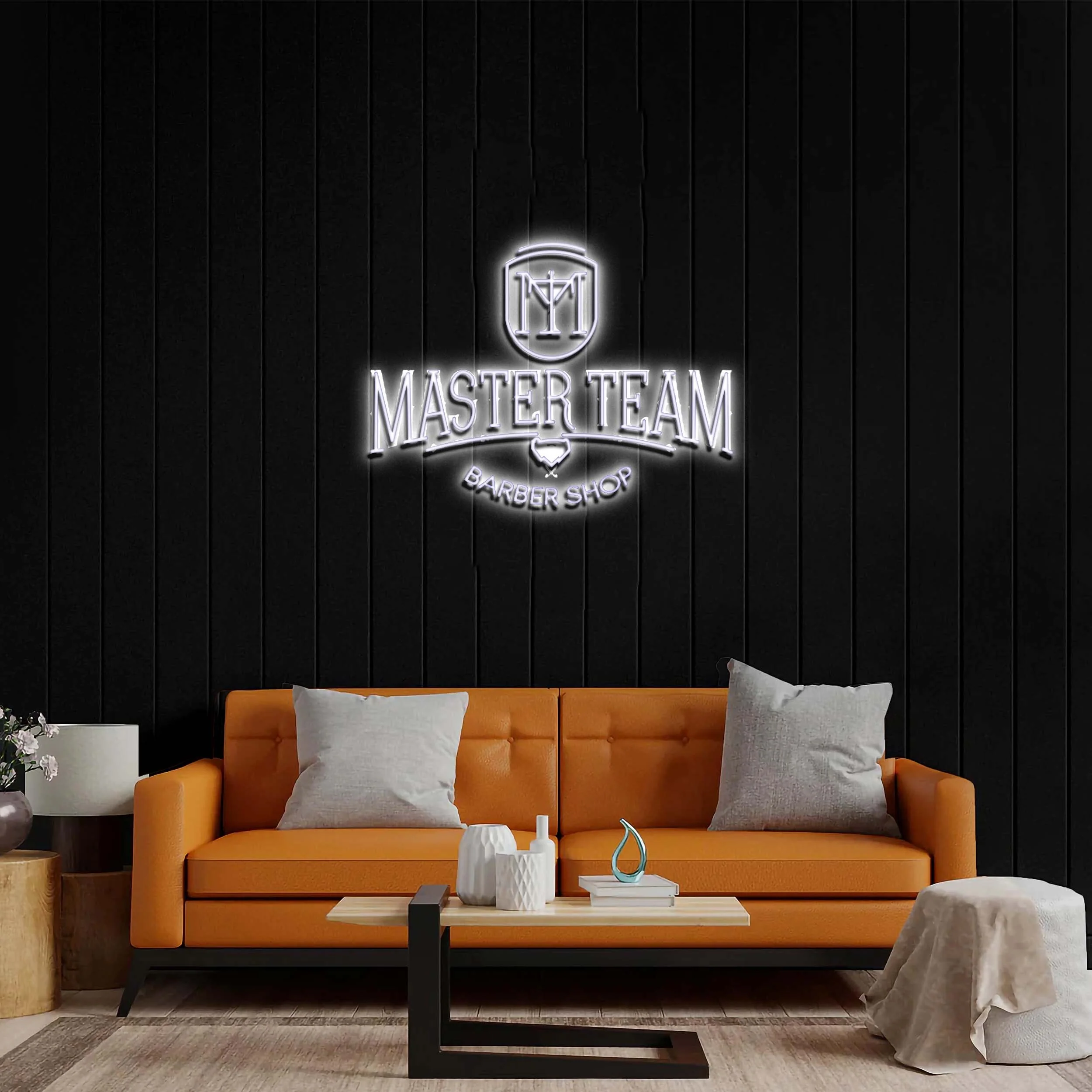 MASTER TEAM - Premium Neon Artwork