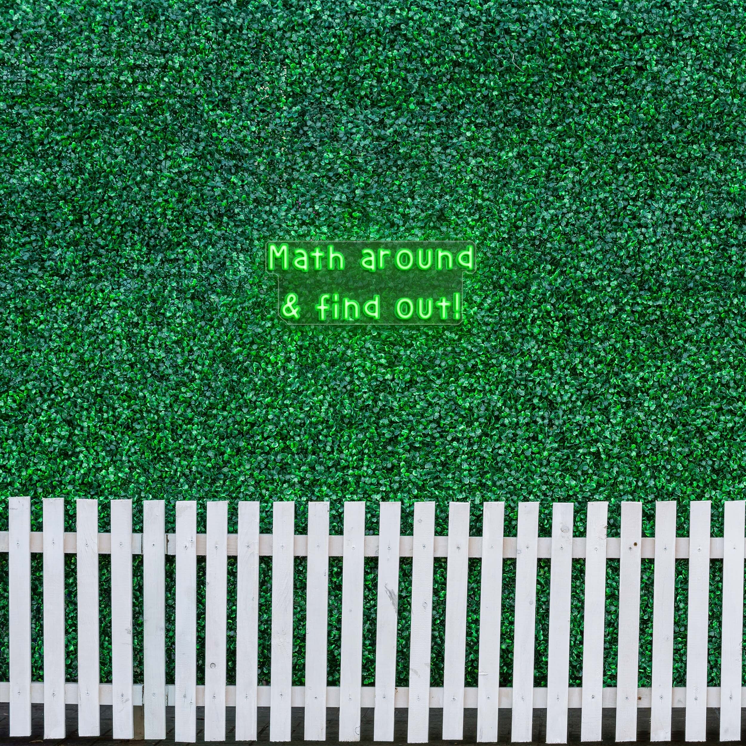 Math around & find out! | Smaller version - Premium Neon Artwork